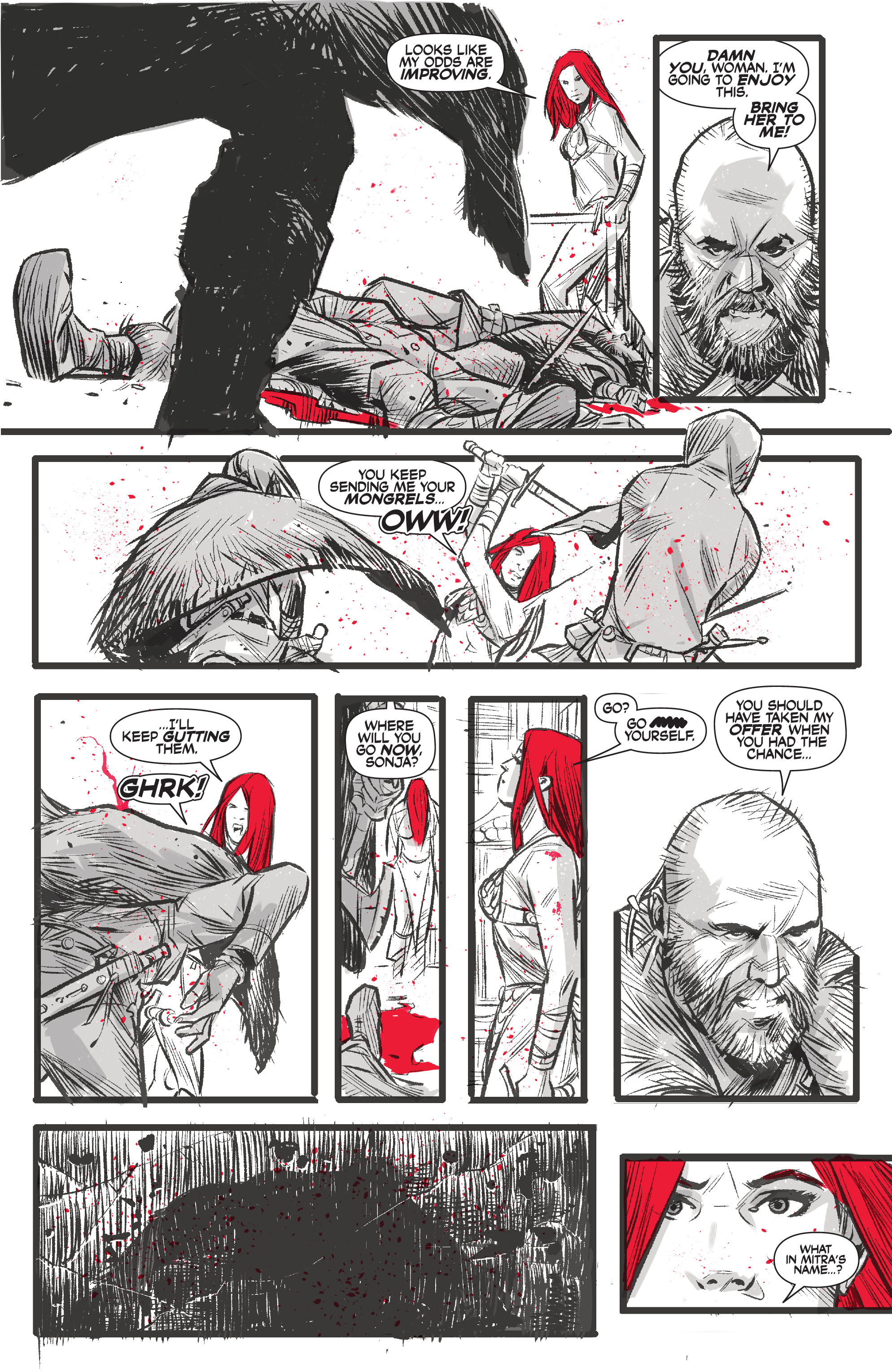 Red Sonja: Black, White, Red (2021-): Chapter 7 - Page 11