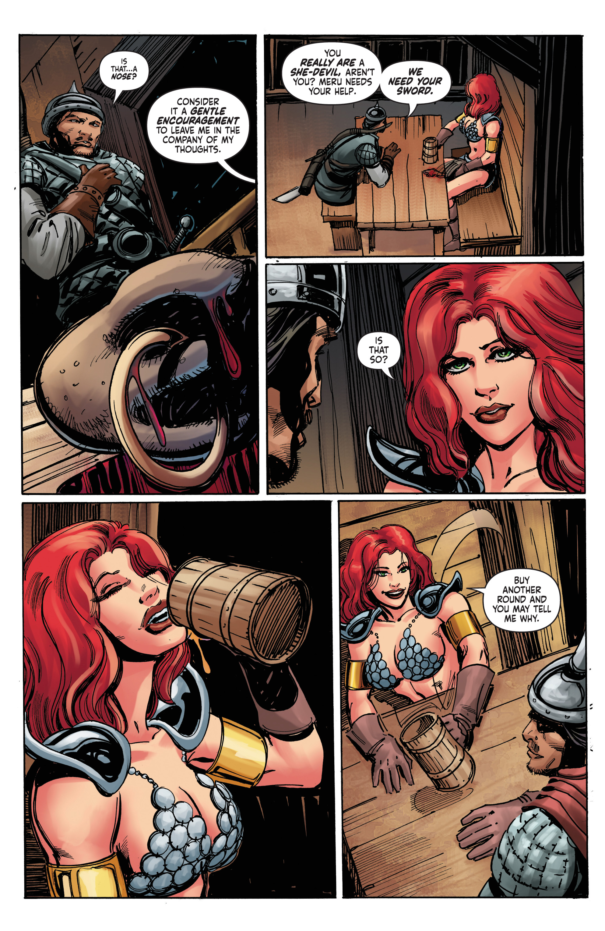 Red Sonja: The Long Walk To Oblivion (2017): Chapter 1 - Page 7