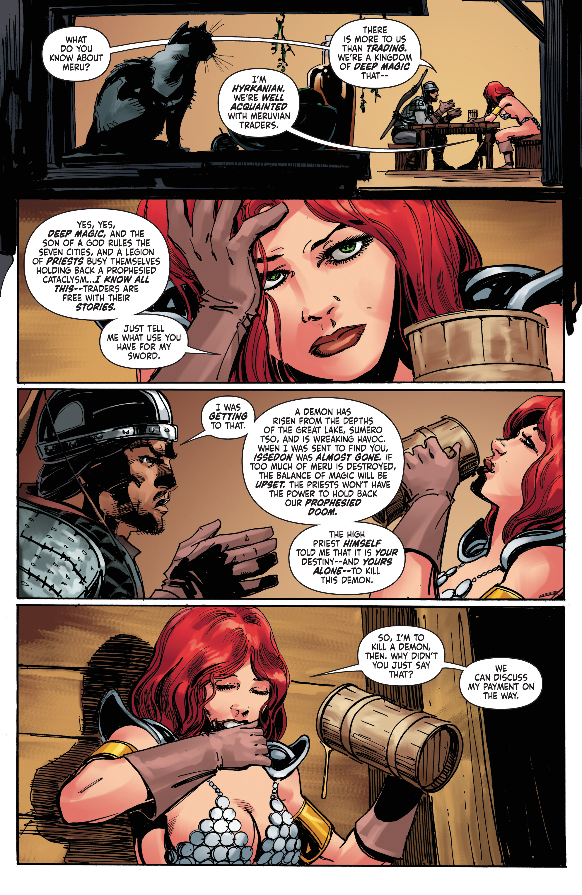 Red Sonja: The Long Walk To Oblivion (2017): Chapter 1 - Page 8