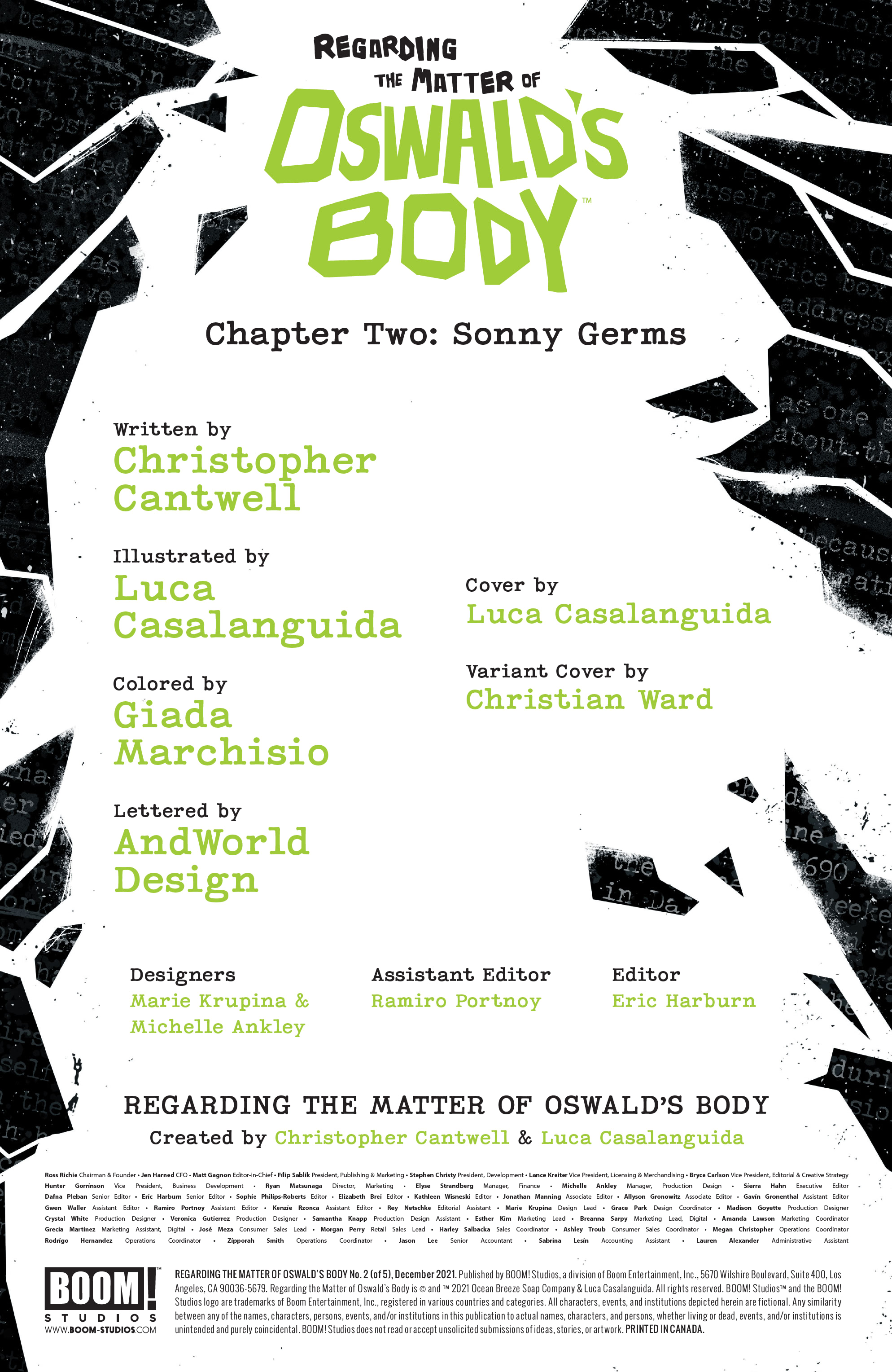 Regarding the Matter of Oswald's Body (2021-): Chapter 2 - Page 2