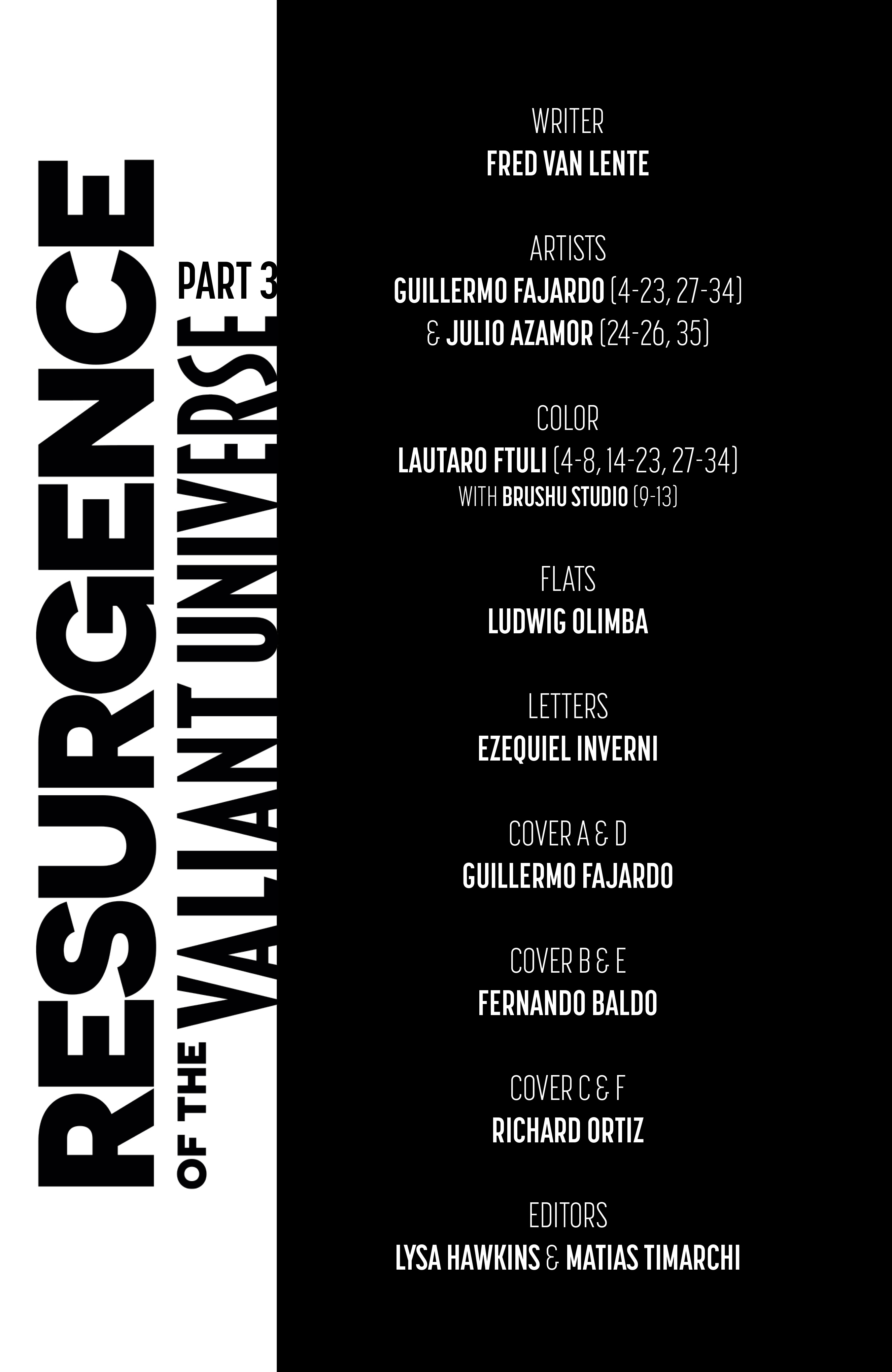 Resurgence of the Valiant Universe (2024-): Chapter 3 - Page 2