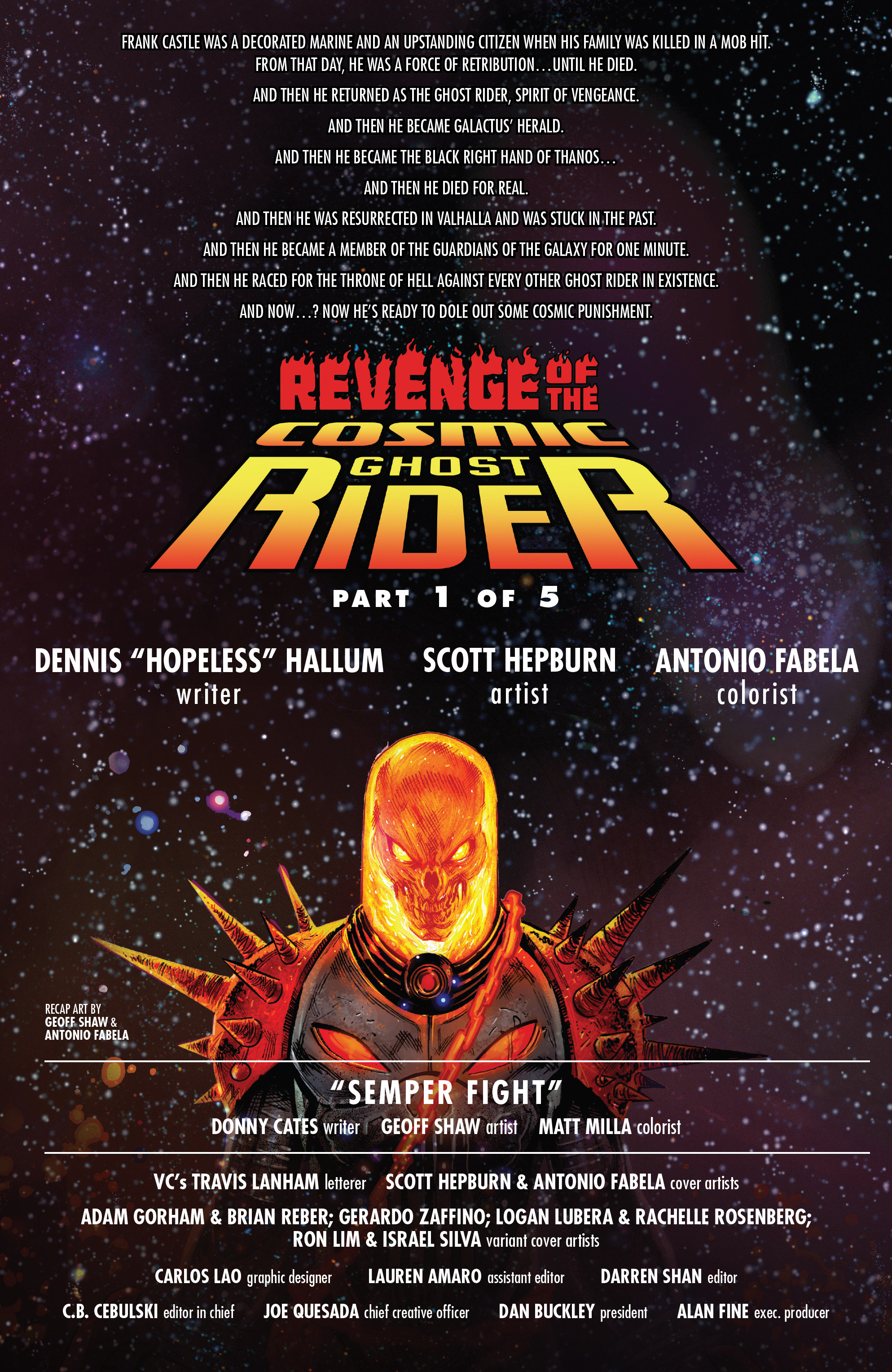 Revenge Of The Cosmic Ghost Rider (2019-): Chapter 1 - Page 2