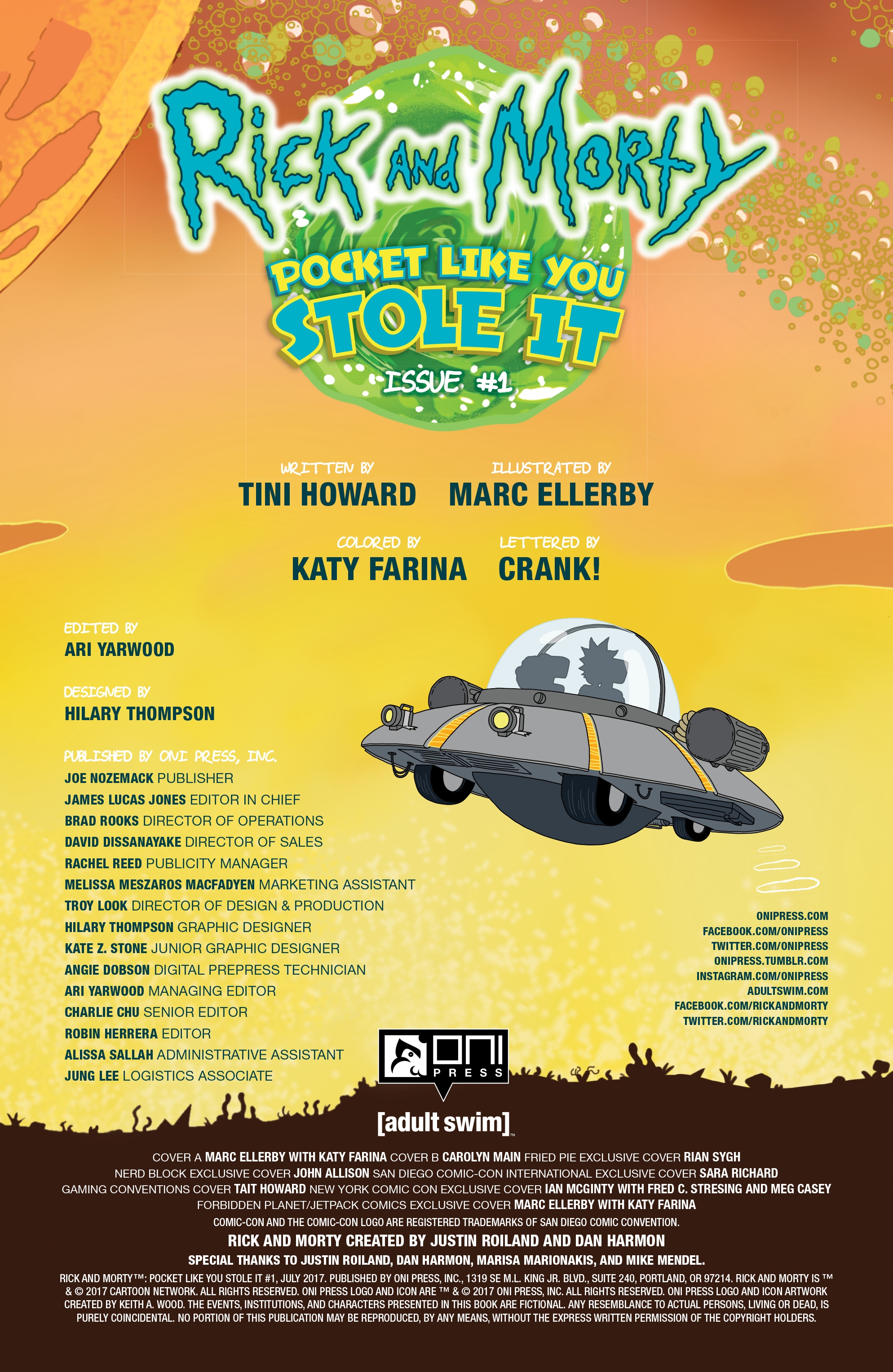 Rick and Morty: Pocket Like You Stole It (2017): Chapter 1 - Page 2