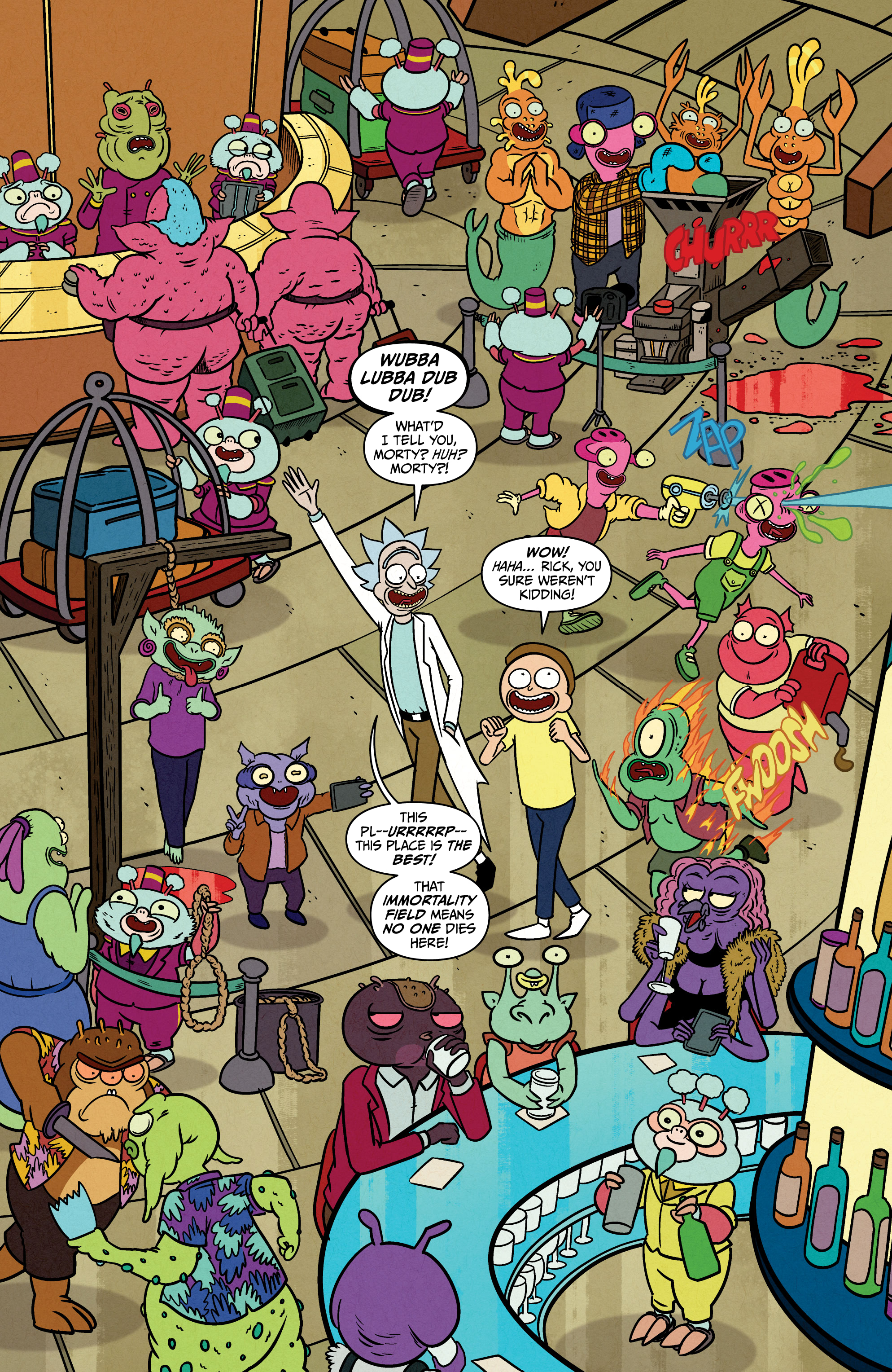 Rick and Morty Presents: The Hotel Immortal (2021): Chapter 1 - Page 6