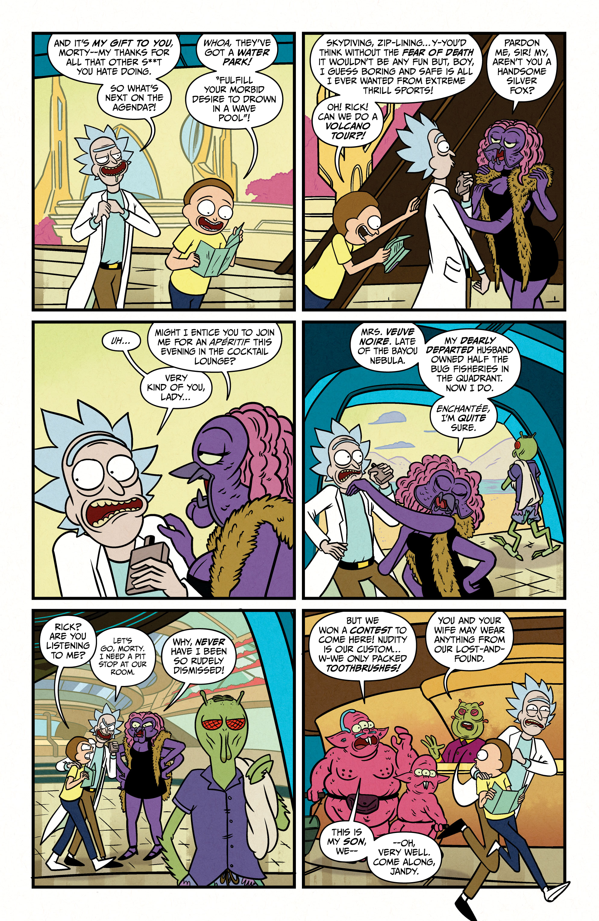 Rick and Morty Presents: The Hotel Immortal (2021): Chapter 1 - Page 7