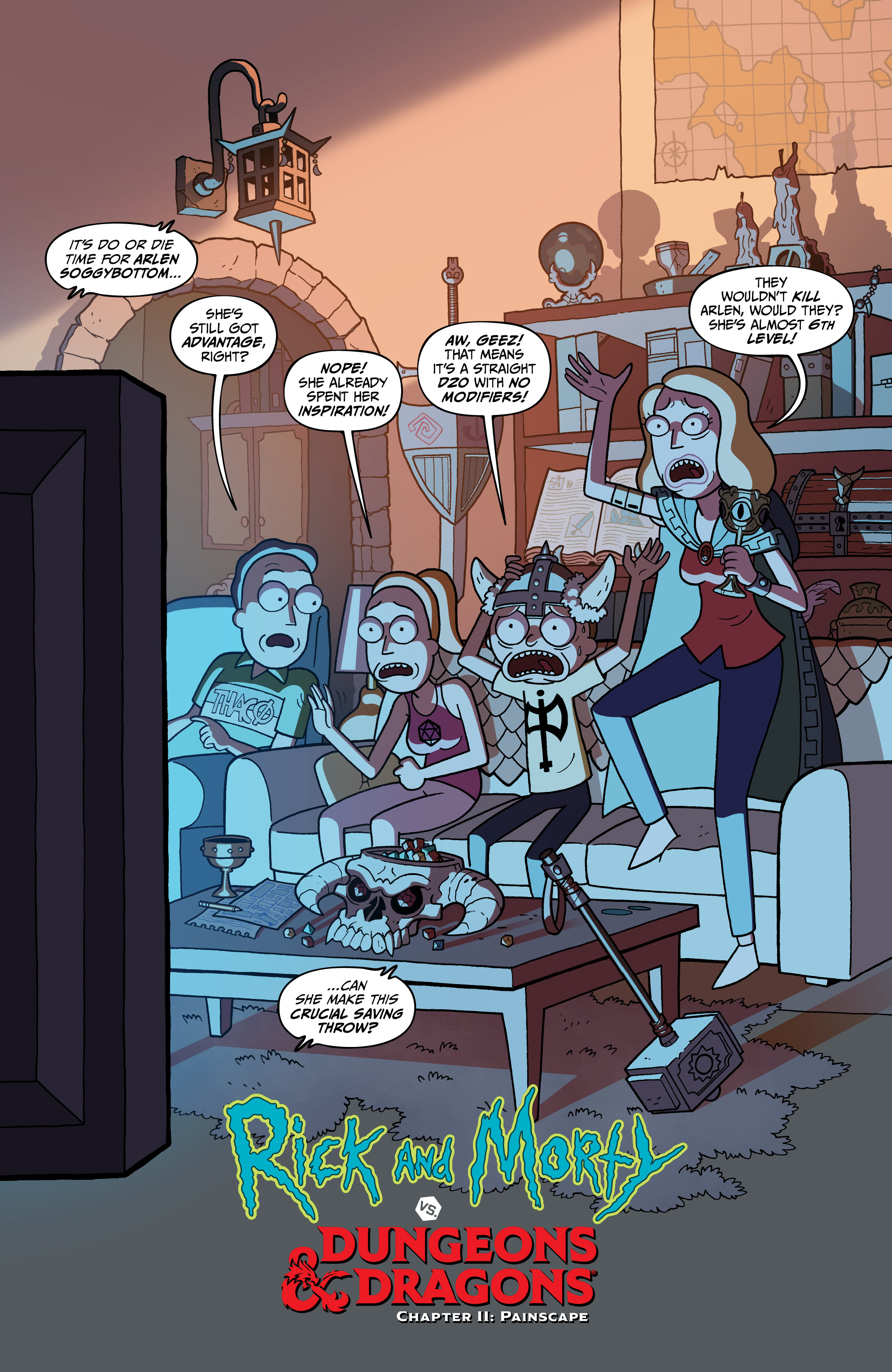 Rick and Morty vs. Dungeons & Dragons II: Painscape (2019-): Chapter 1 - Page 3