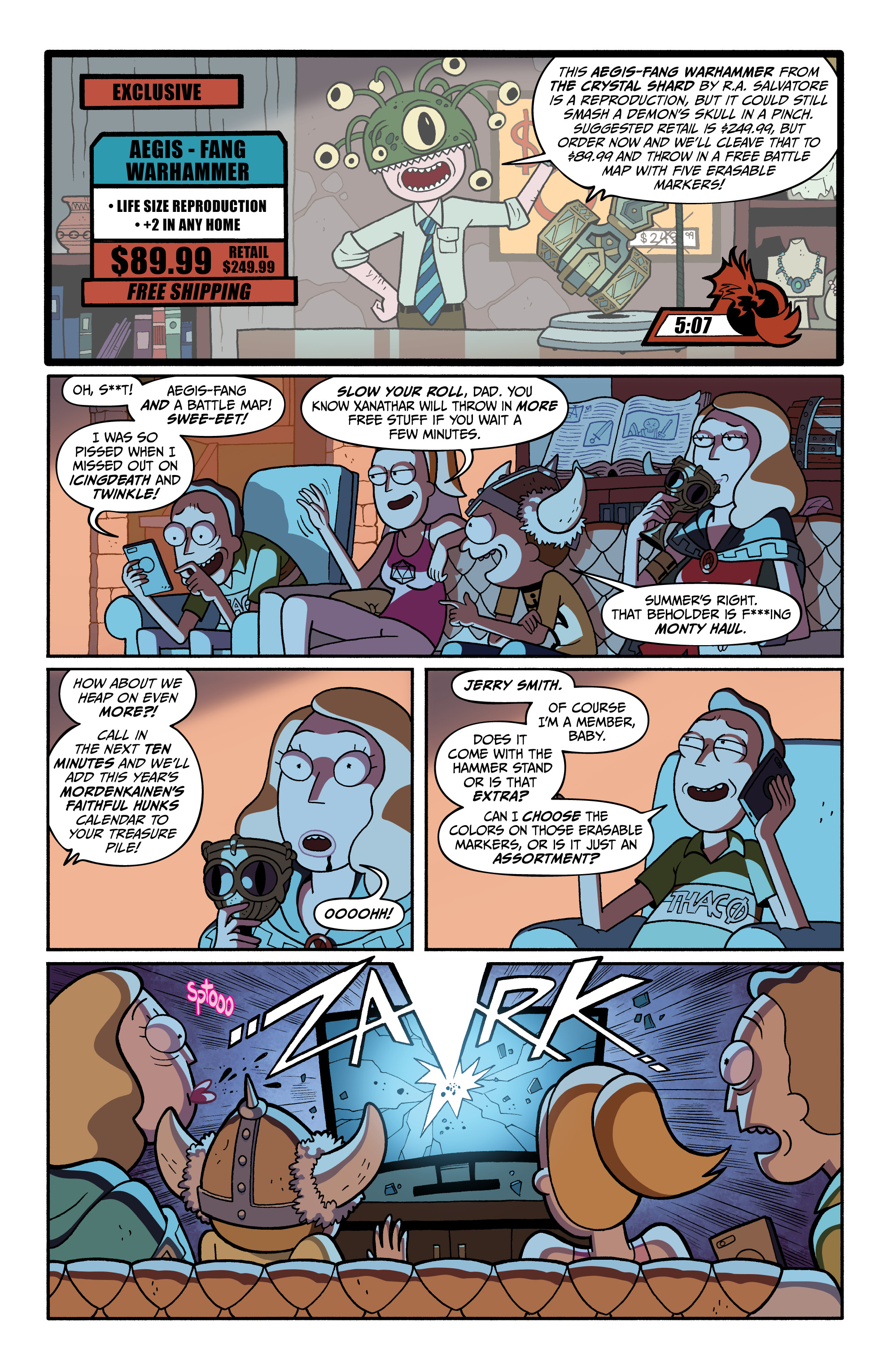 Rick and Morty vs. Dungeons & Dragons II: Painscape (2019-): Chapter 1 - Page 6
