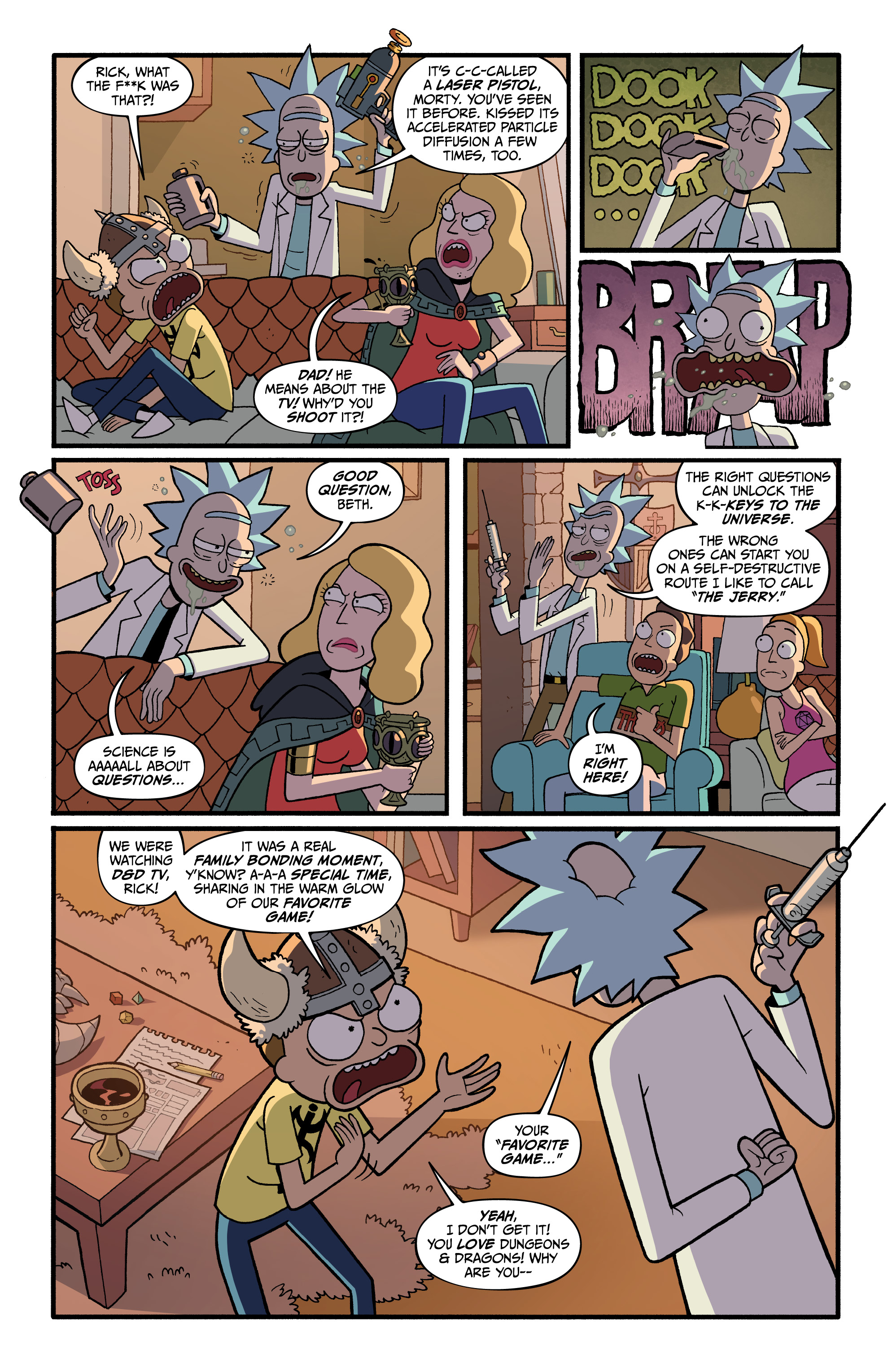 Rick and Morty vs. Dungeons & Dragons II: Painscape (2019-): Chapter 1 - Page 7
