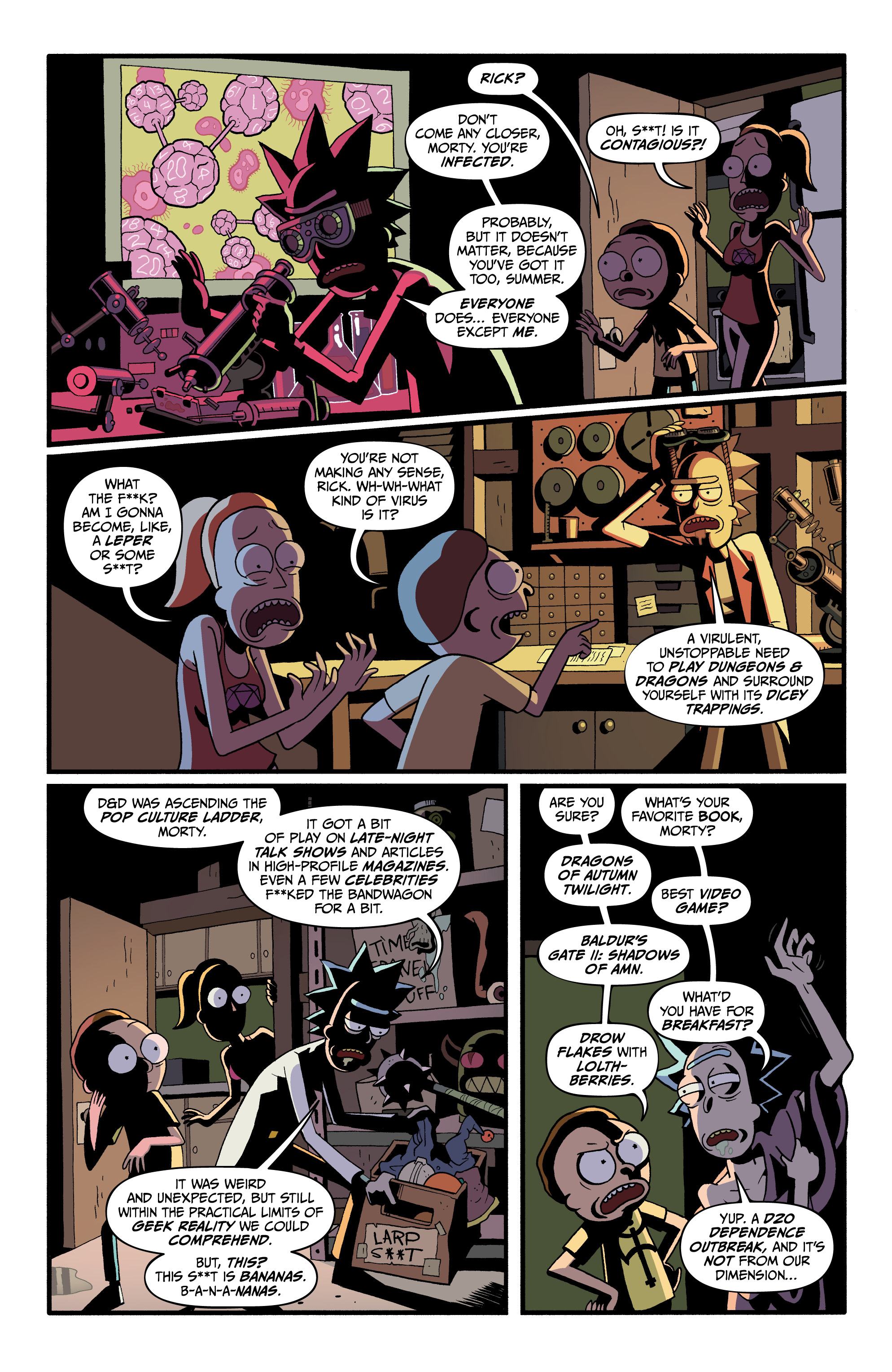 Rick and Morty vs. Dungeons & Dragons II: Painscape (2019-): Chapter 1 - Page 10