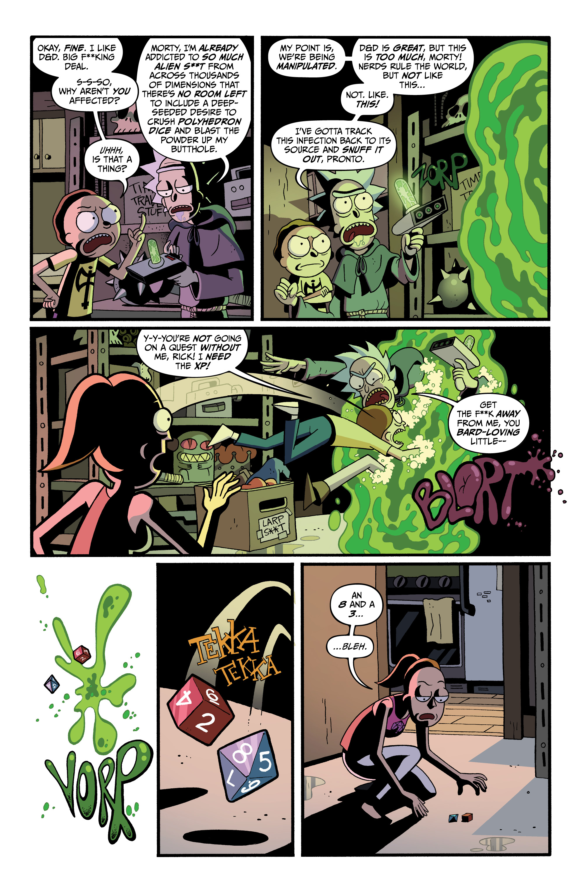 Rick and Morty vs. Dungeons & Dragons II: Painscape (2019-): Chapter 1 - Page 11