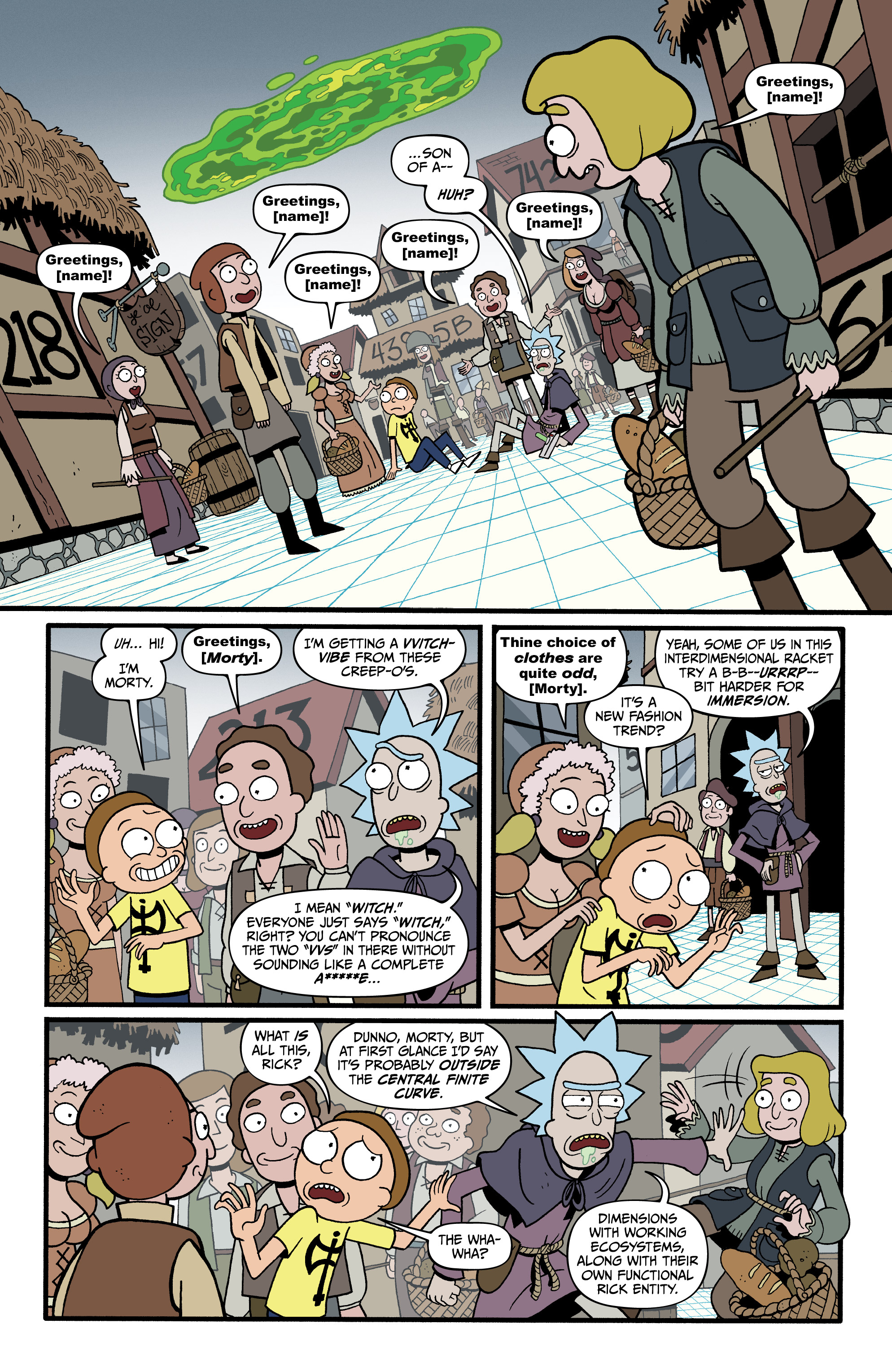 Rick and Morty vs. Dungeons & Dragons II: Painscape (2019-): Chapter 1 - Page 12