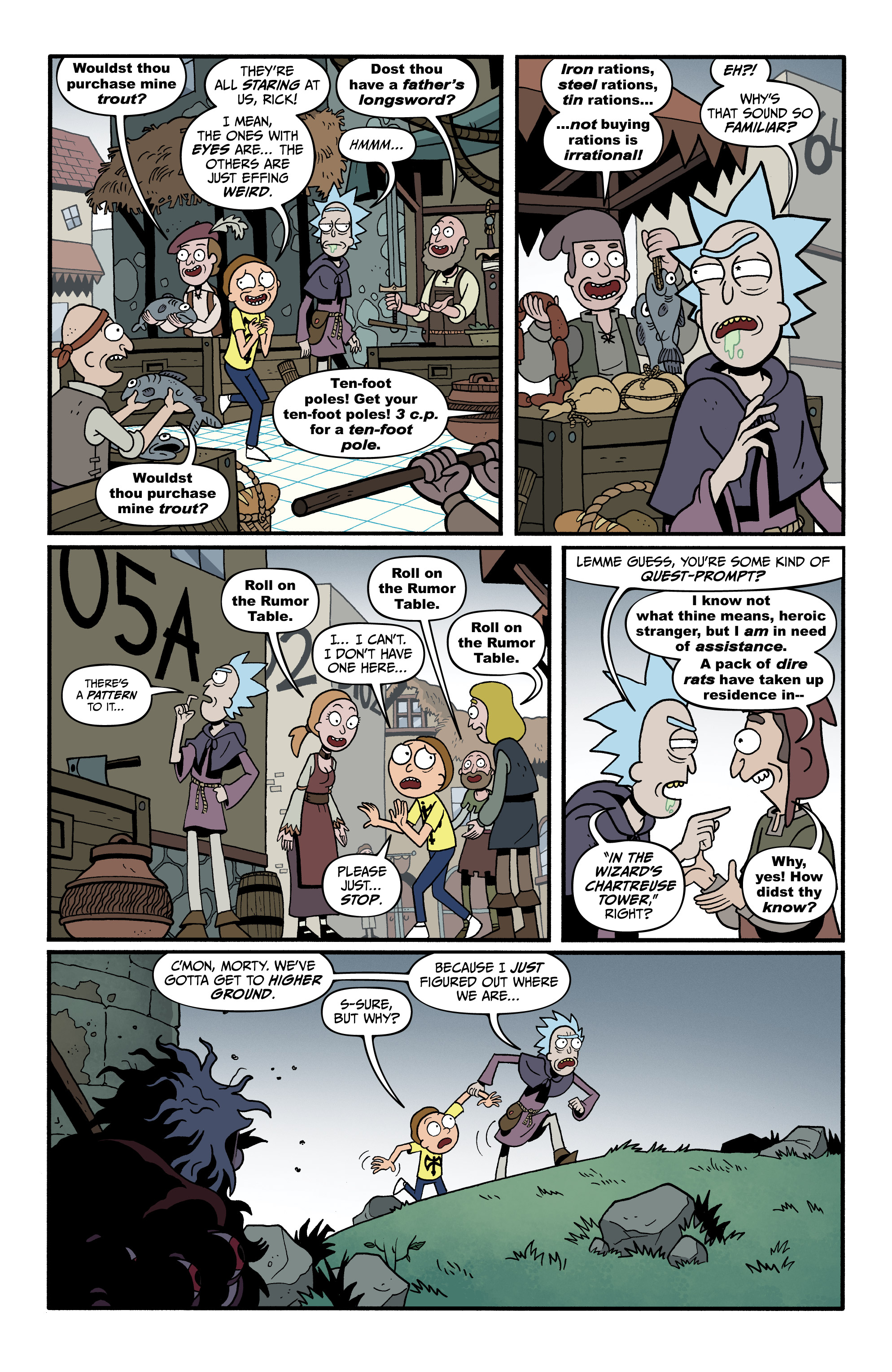 Rick and Morty vs. Dungeons & Dragons II: Painscape (2019-): Chapter 1 - Page 13