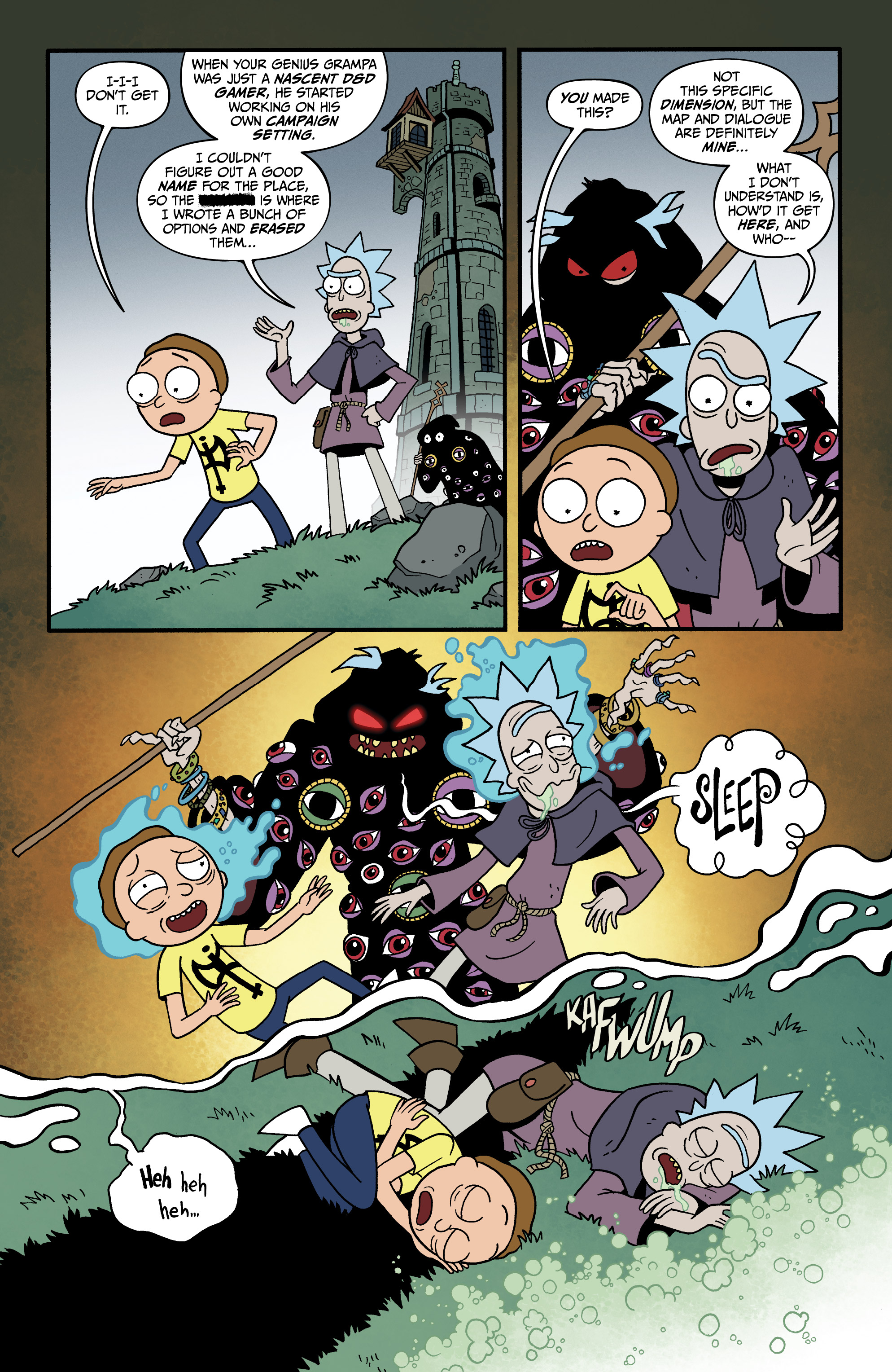 Rick and Morty vs. Dungeons & Dragons II: Painscape (2019-): Chapter 1 - Page 15