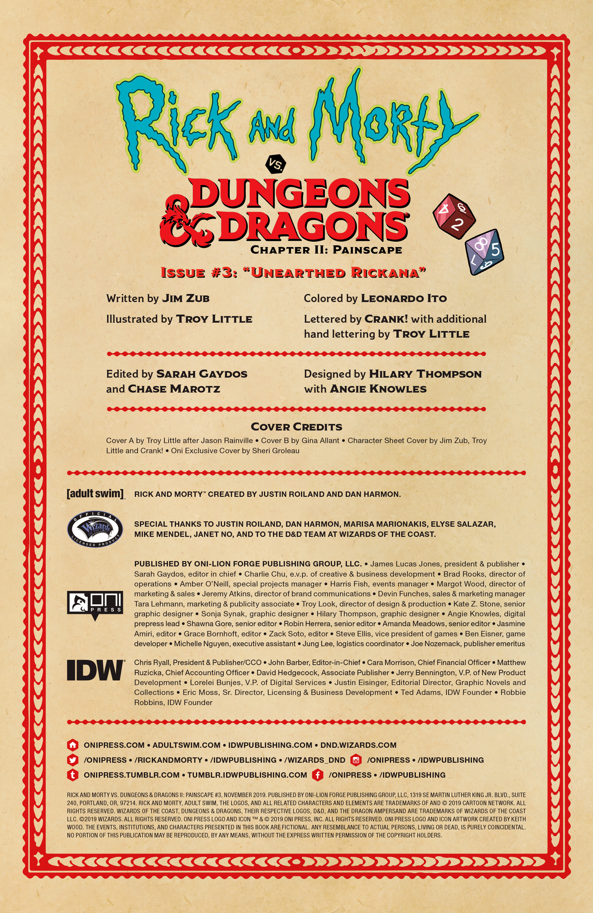 Rick and Morty vs. Dungeons & Dragons II: Painscape (2019-): Chapter 3 - Page 2
