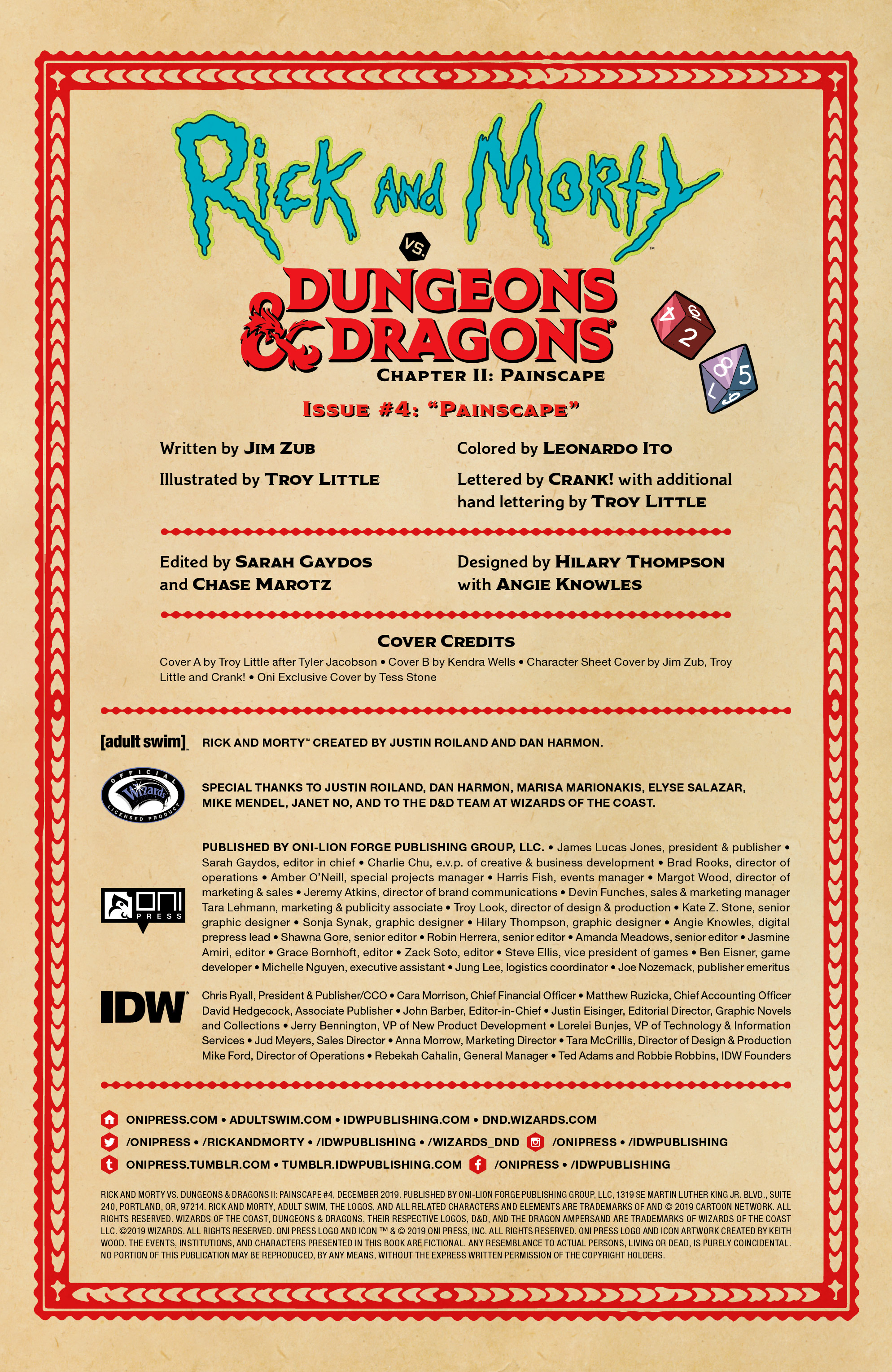 Rick and Morty vs. Dungeons & Dragons II: Painscape (2019-): Chapter 4 - Page 2
