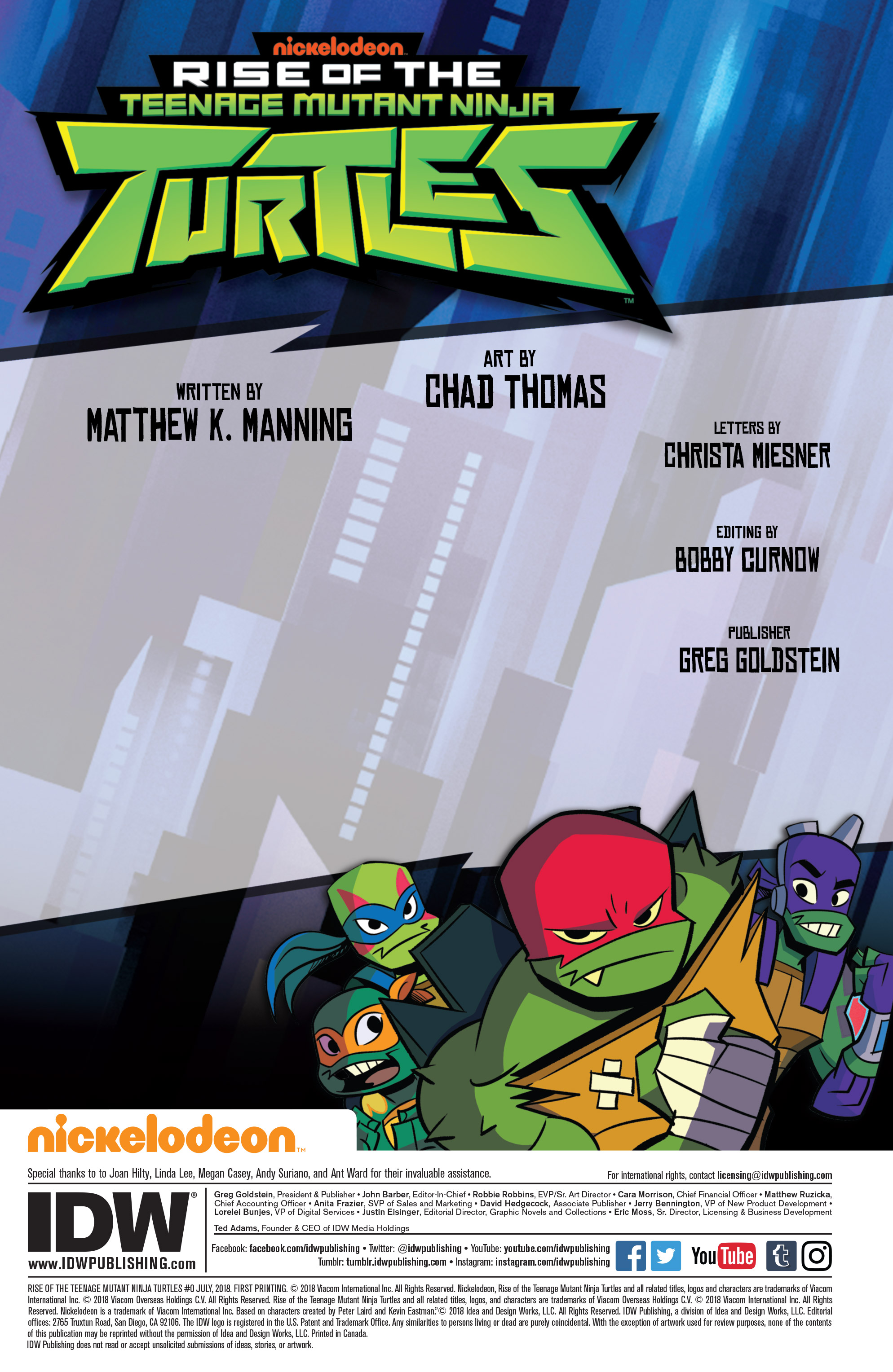 Rise Of The Teenage Mutant Ninja Turtles (2018-): Chapter 0 - Page 2
