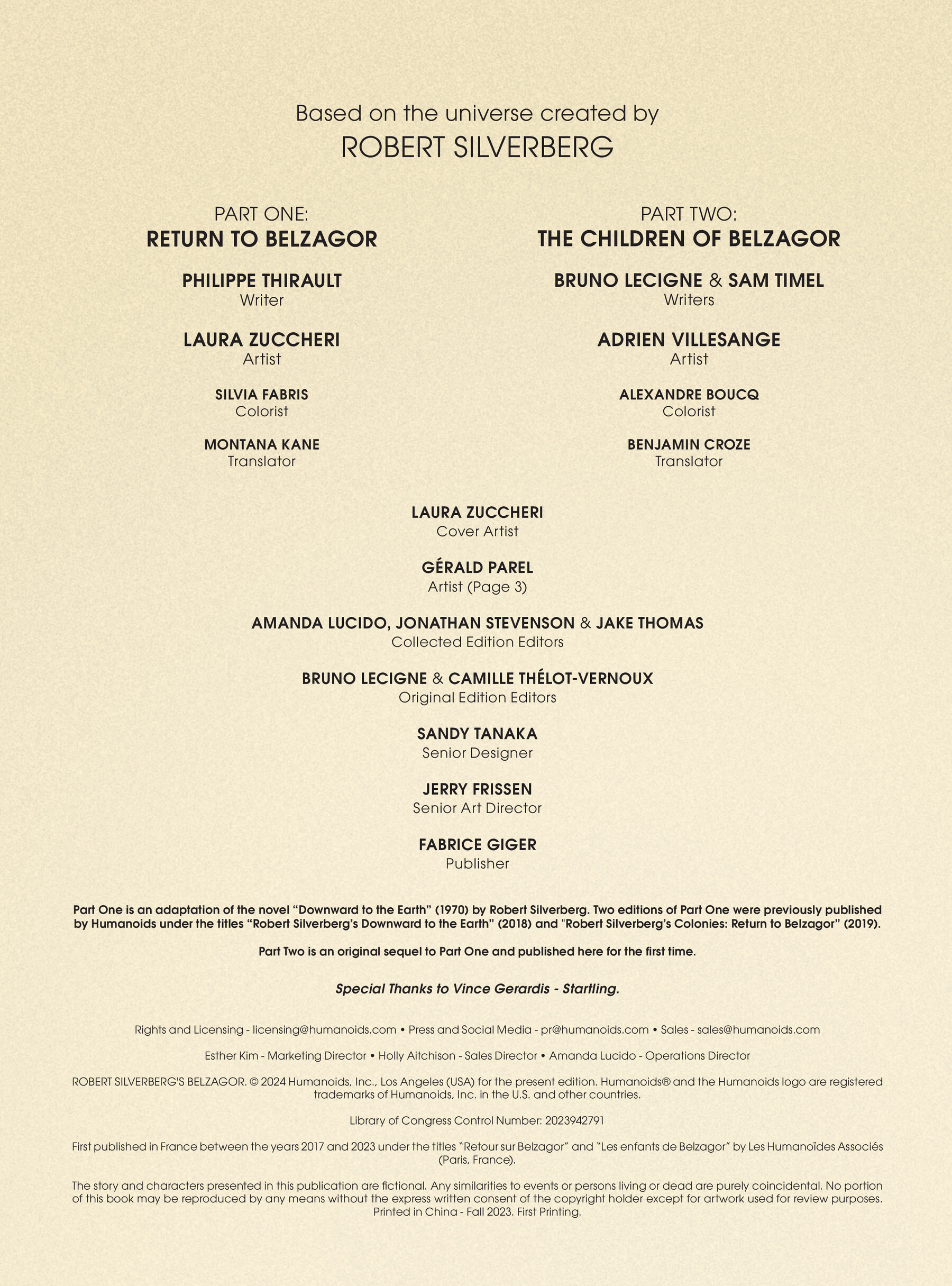 Robert Silverberg's Belzagor (2024-): Chapter 1 - Page 3