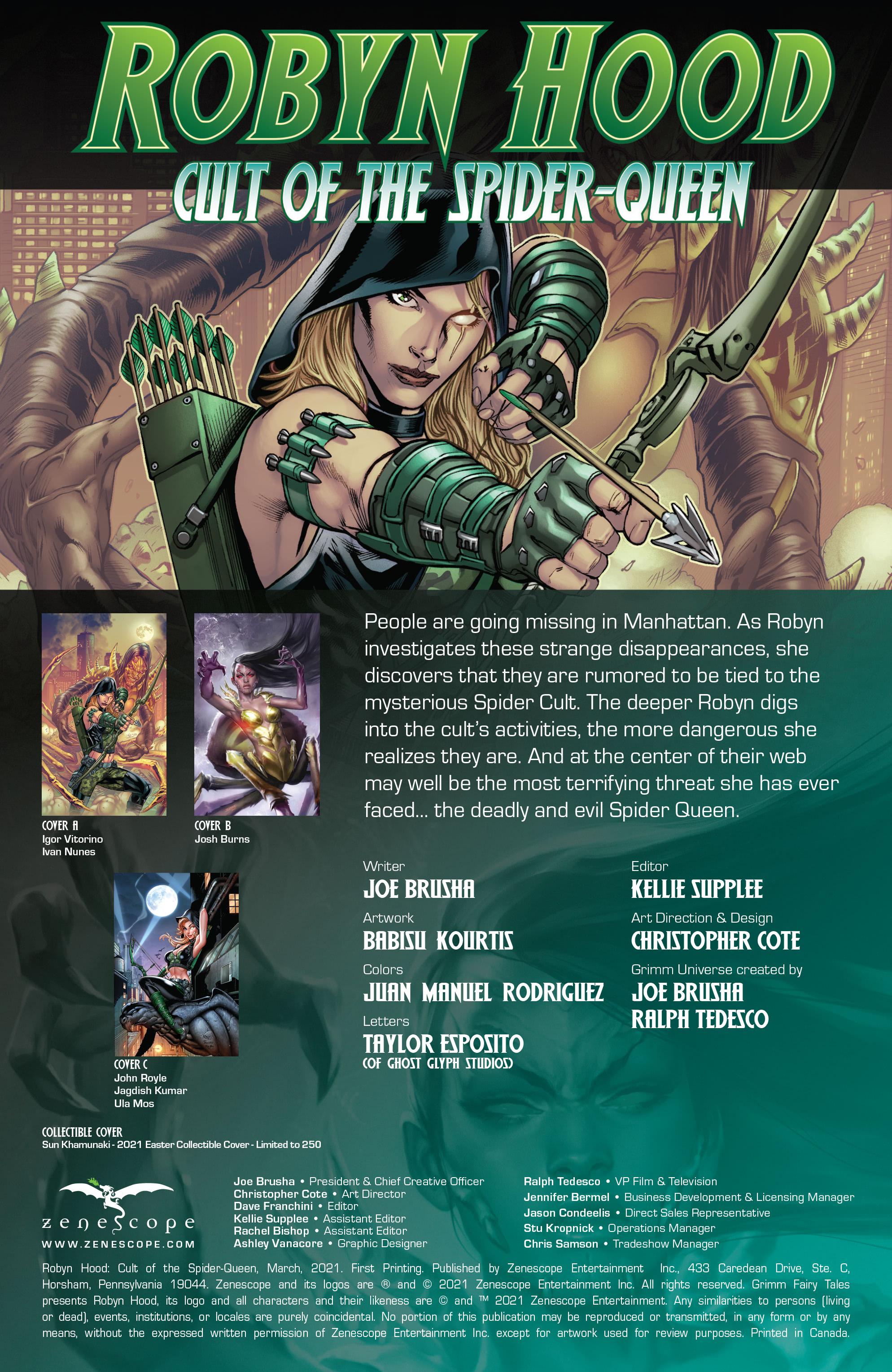 Robyn Hood: Cult of the Spider (2021-): Chapter 1 - Page 2