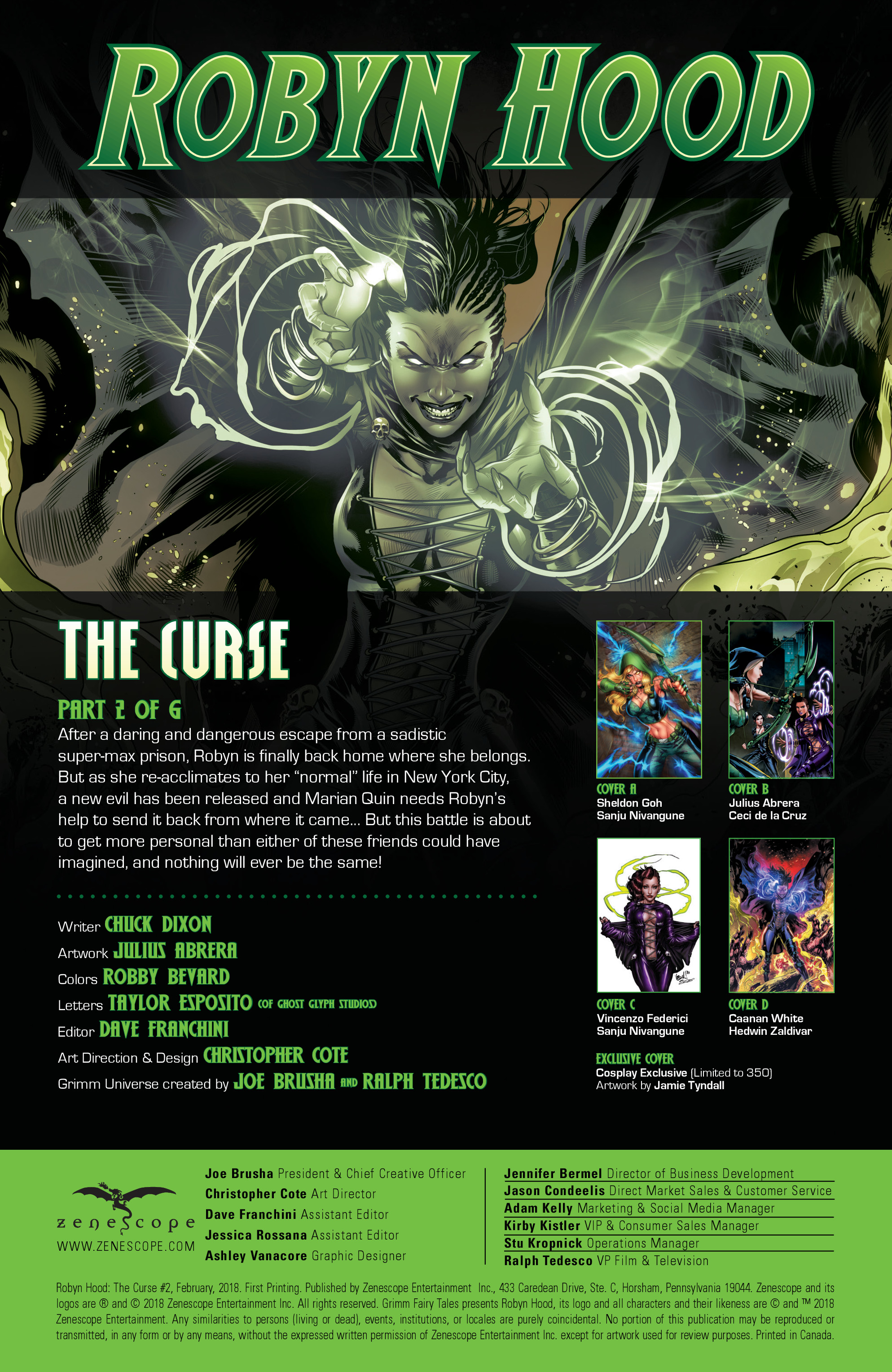 Robyn Hood: The Curse (2018): Chapter 2 - Page 2