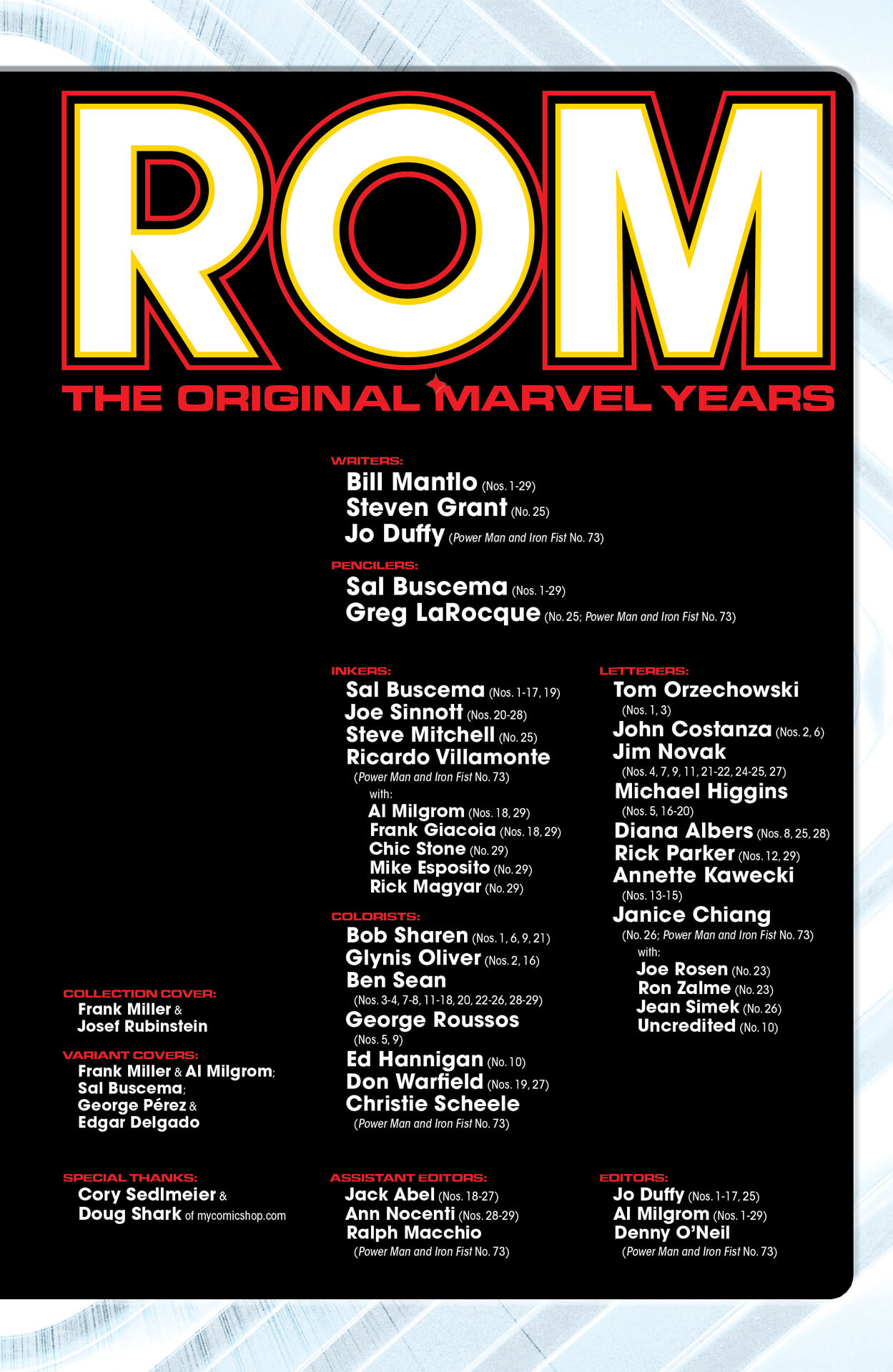 ROM: The Complete Marvel Years Omnibus (2024-): Chapter 1 - Page 5
