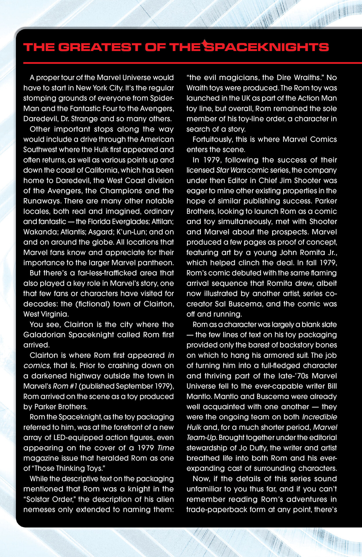 ROM: The Complete Marvel Years Omnibus (2024-): Chapter 1 - Page 8