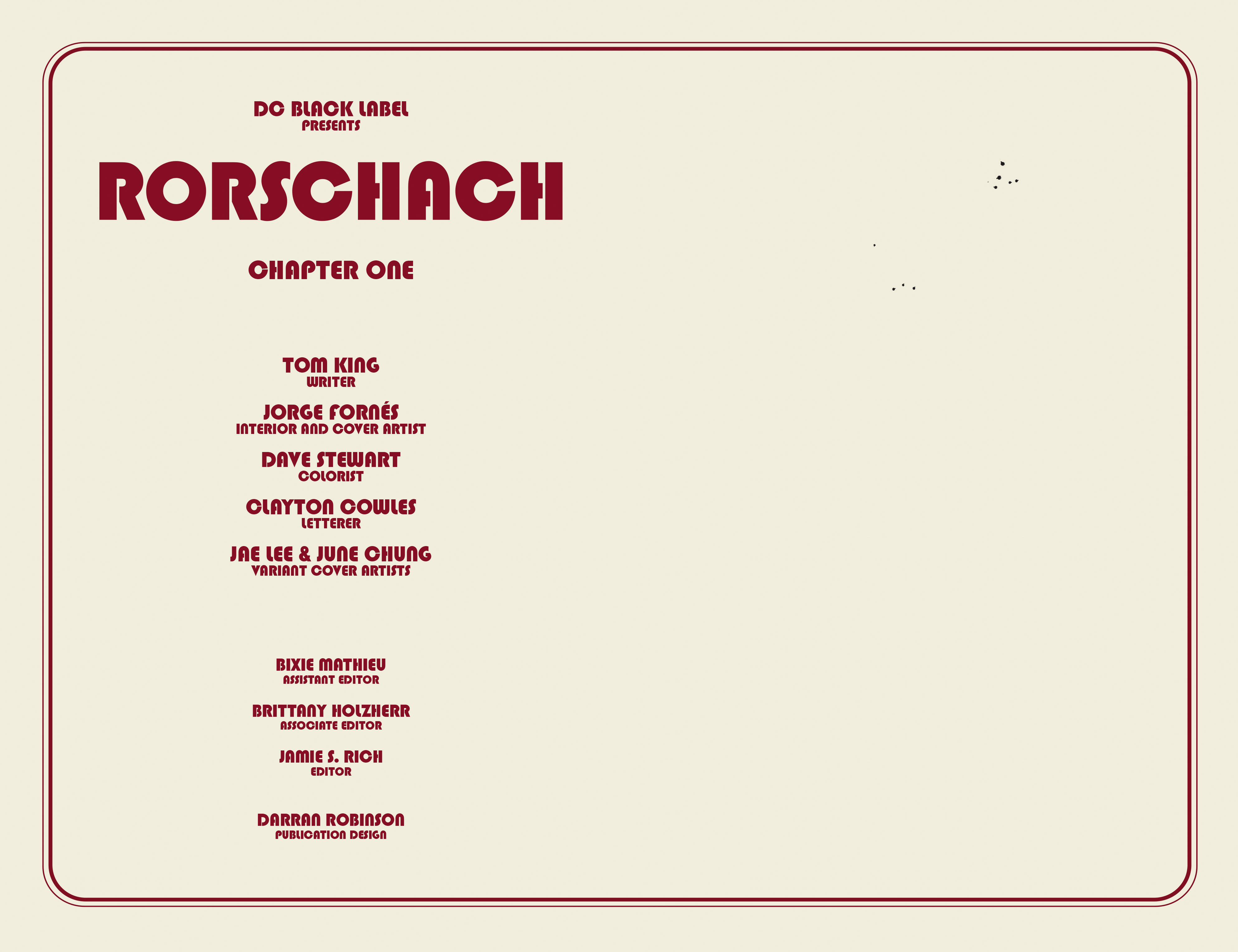 Rorschach (2020-): Chapter 1 - Page 2