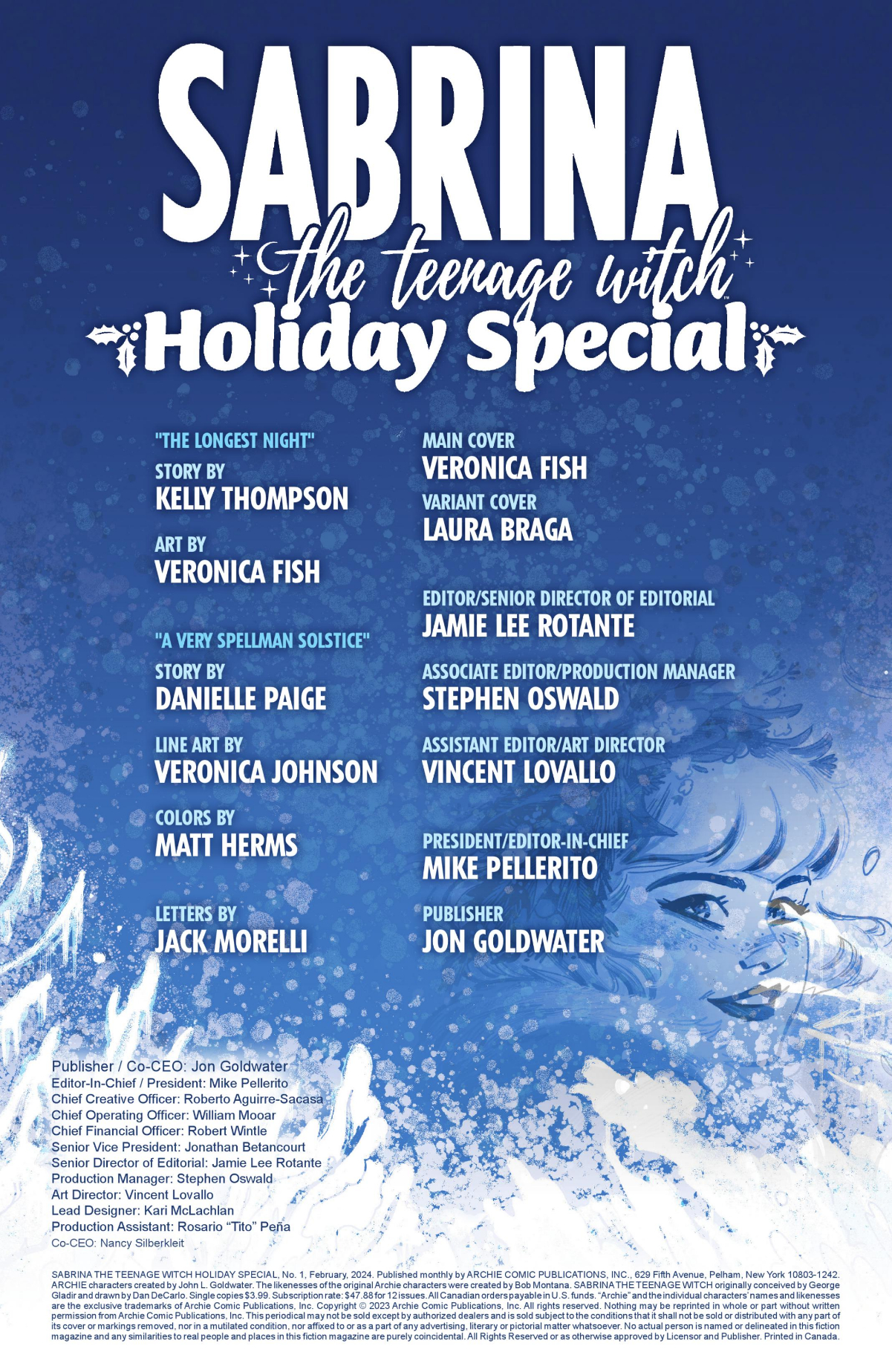 Sabrina the Teenage Witch Holiday Special (2023): Chapter 1 - Page 2