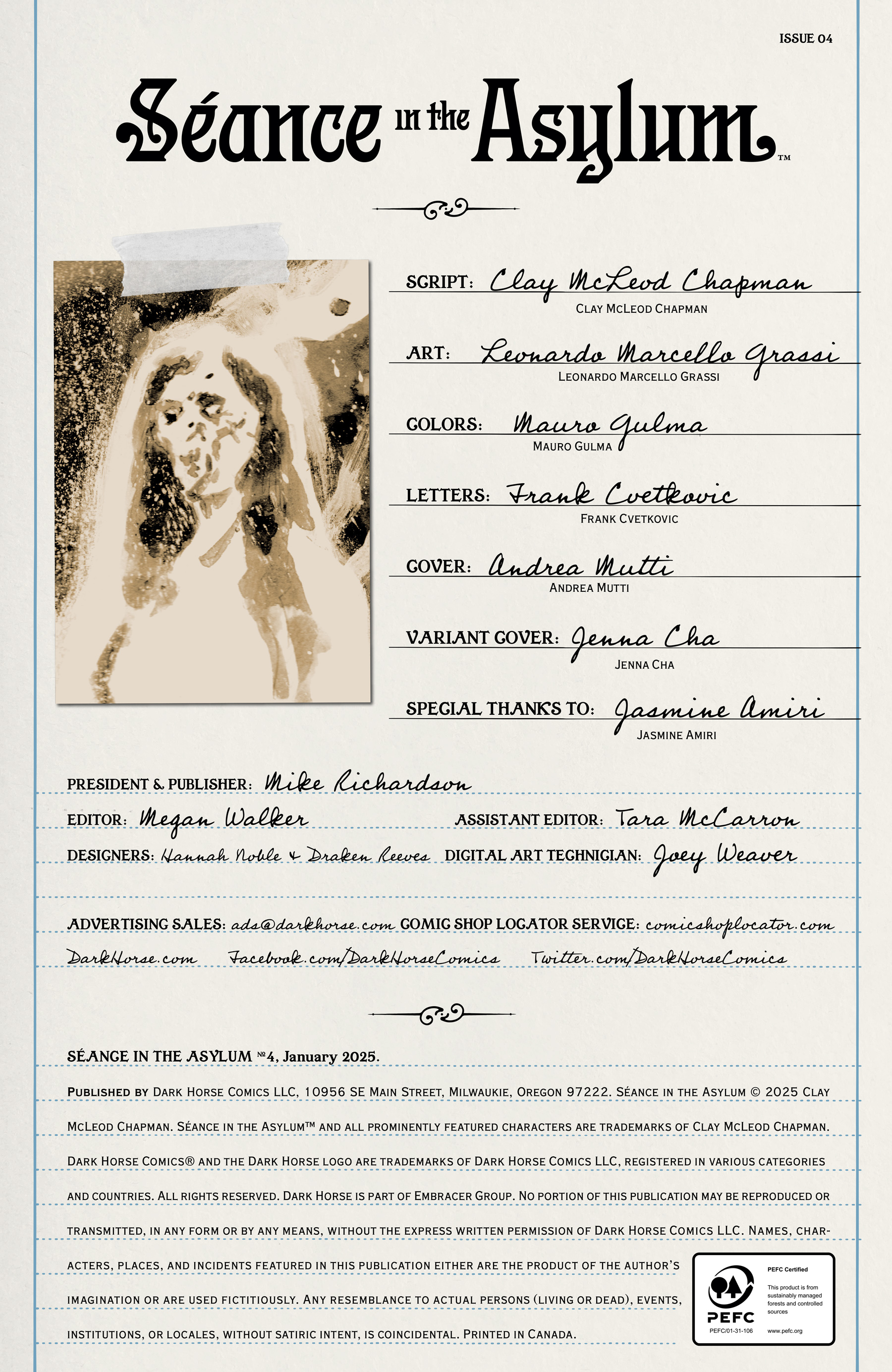 Séance in the Asylum (2024-): Chapter 4 - Page 2