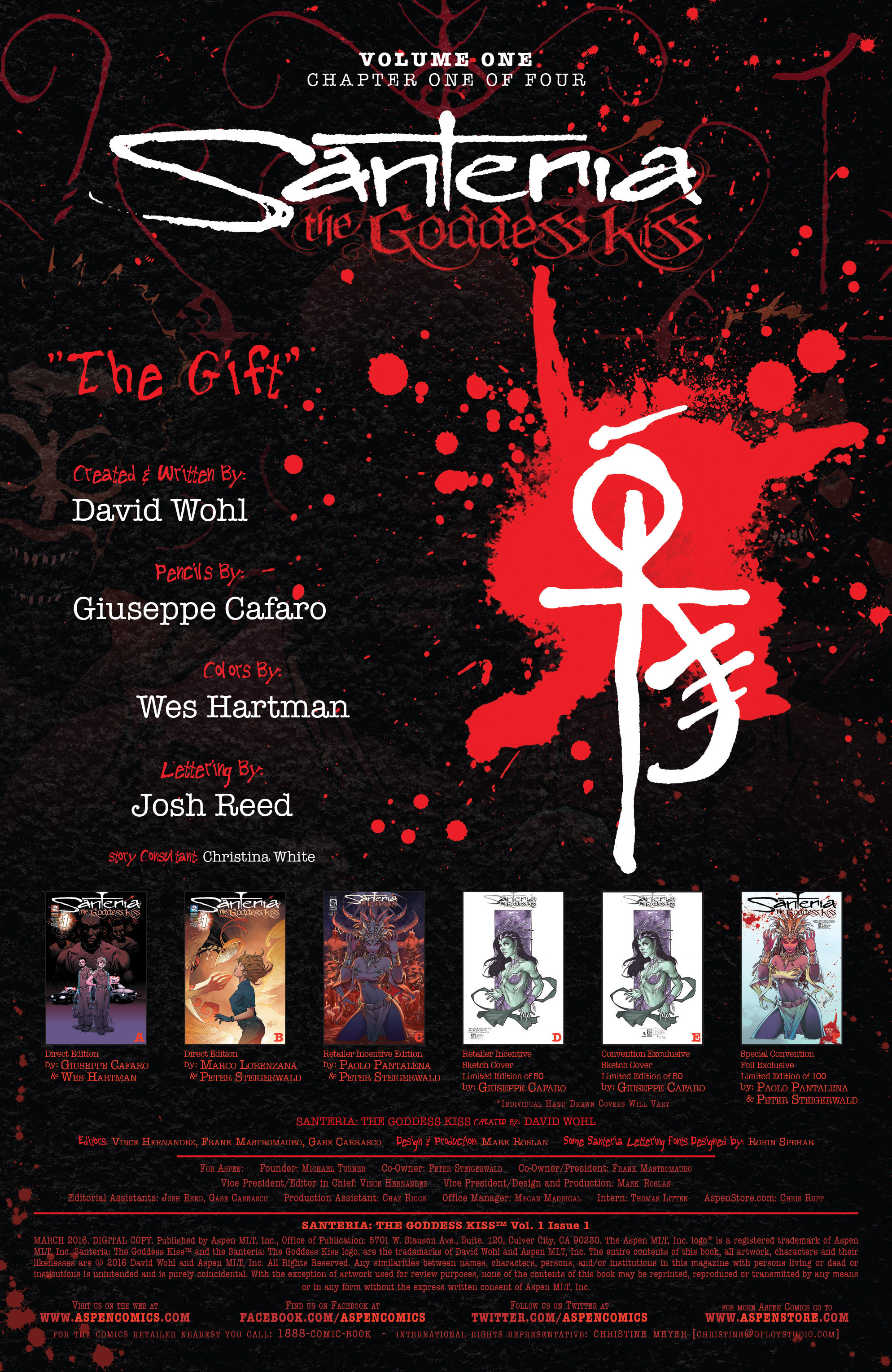Santeria: The Goddess Kiss (2016-): Chapter 1 - Page 3