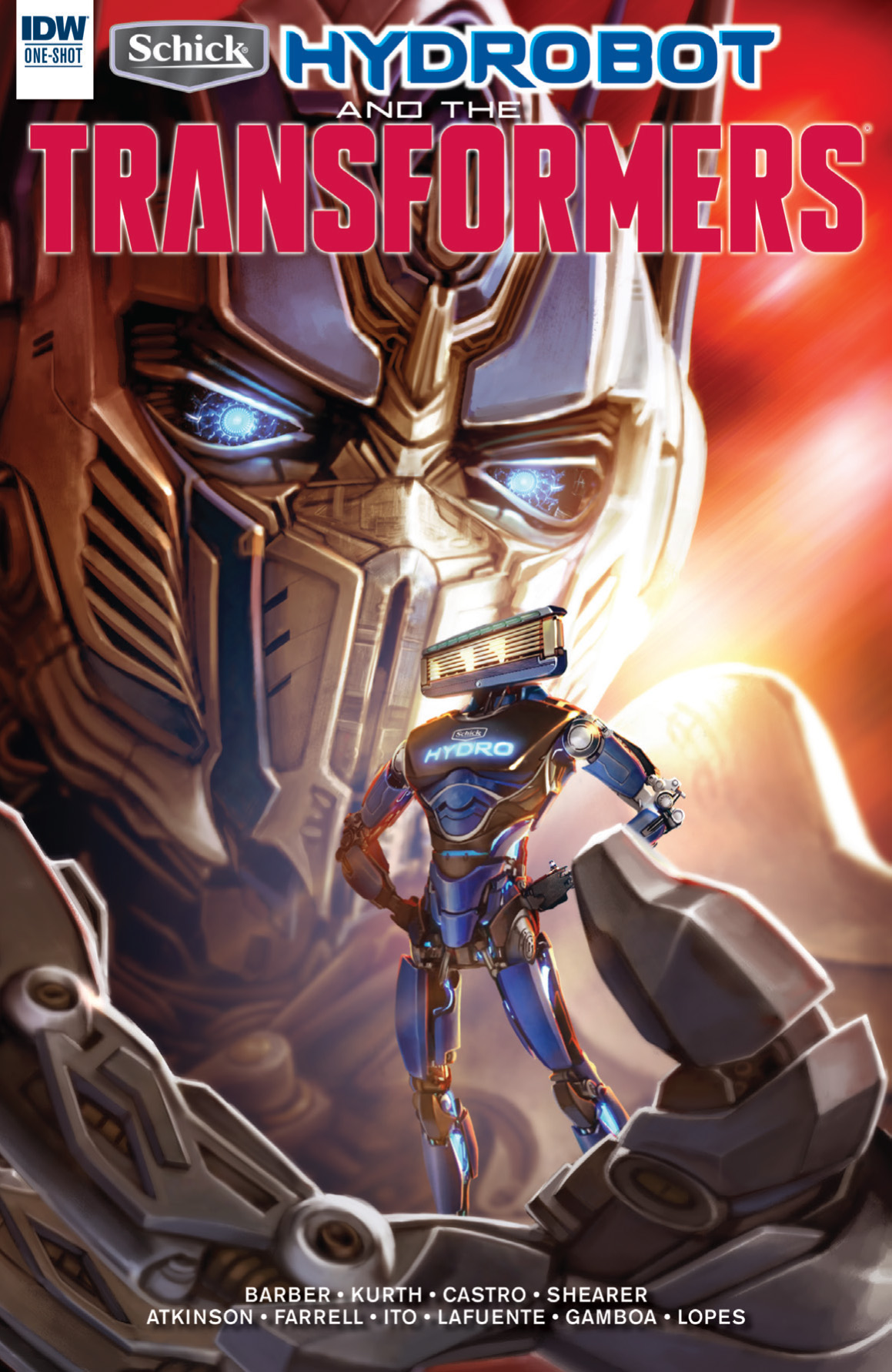 Schick Hydrobot & The Transformers (2017): Chapter 1 - Page 1