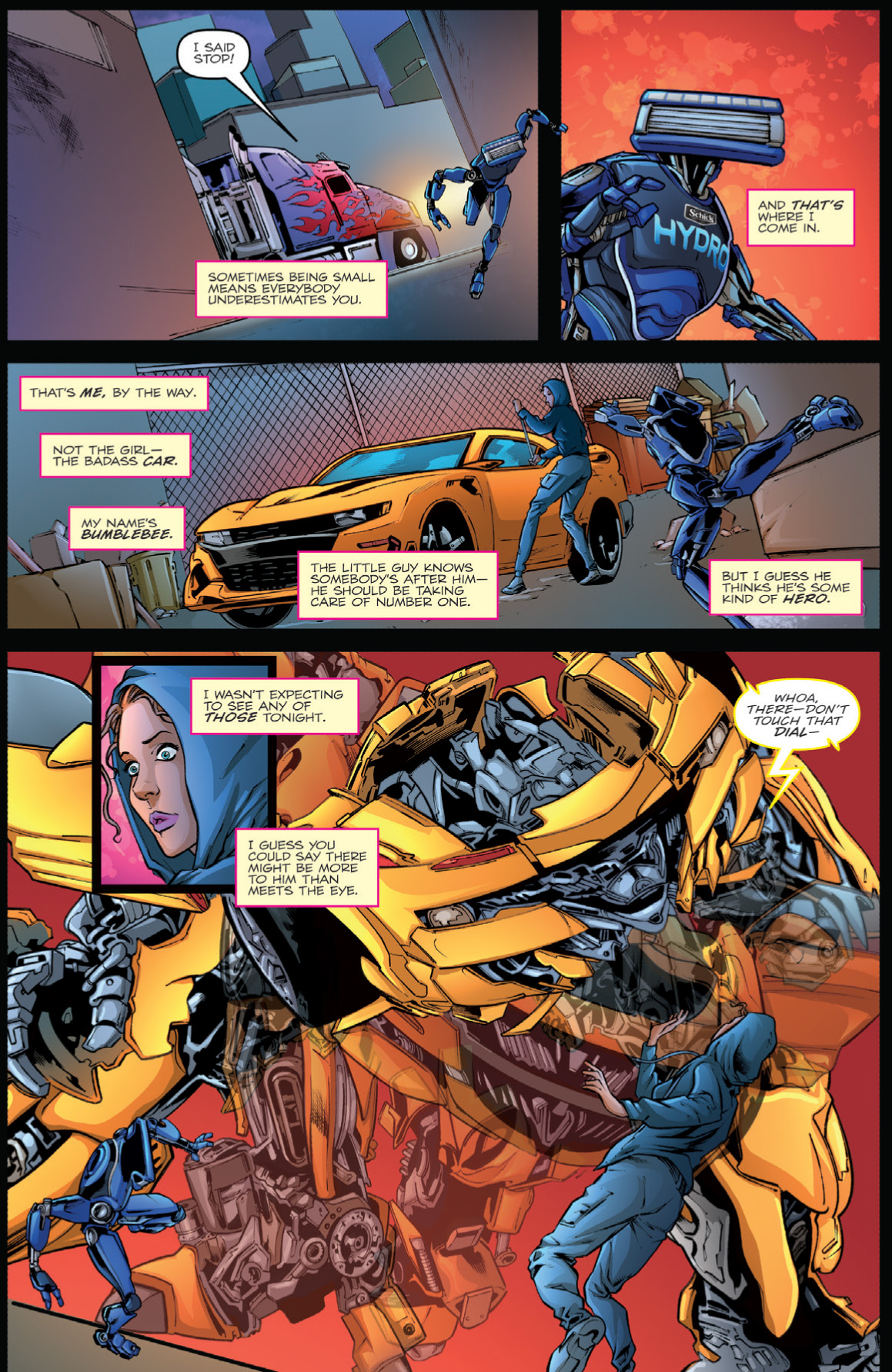 Schick Hydrobot & The Transformers (2017): Chapter 1 - Page 8