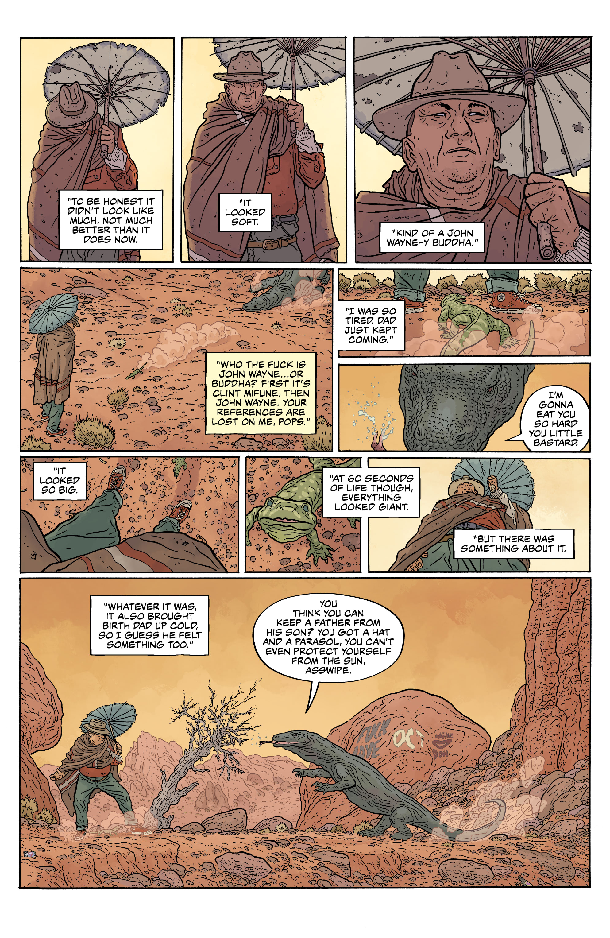 Shaolin Cowboy: Cruel to Be Kin (2022-): Chapter 1 - Page 7