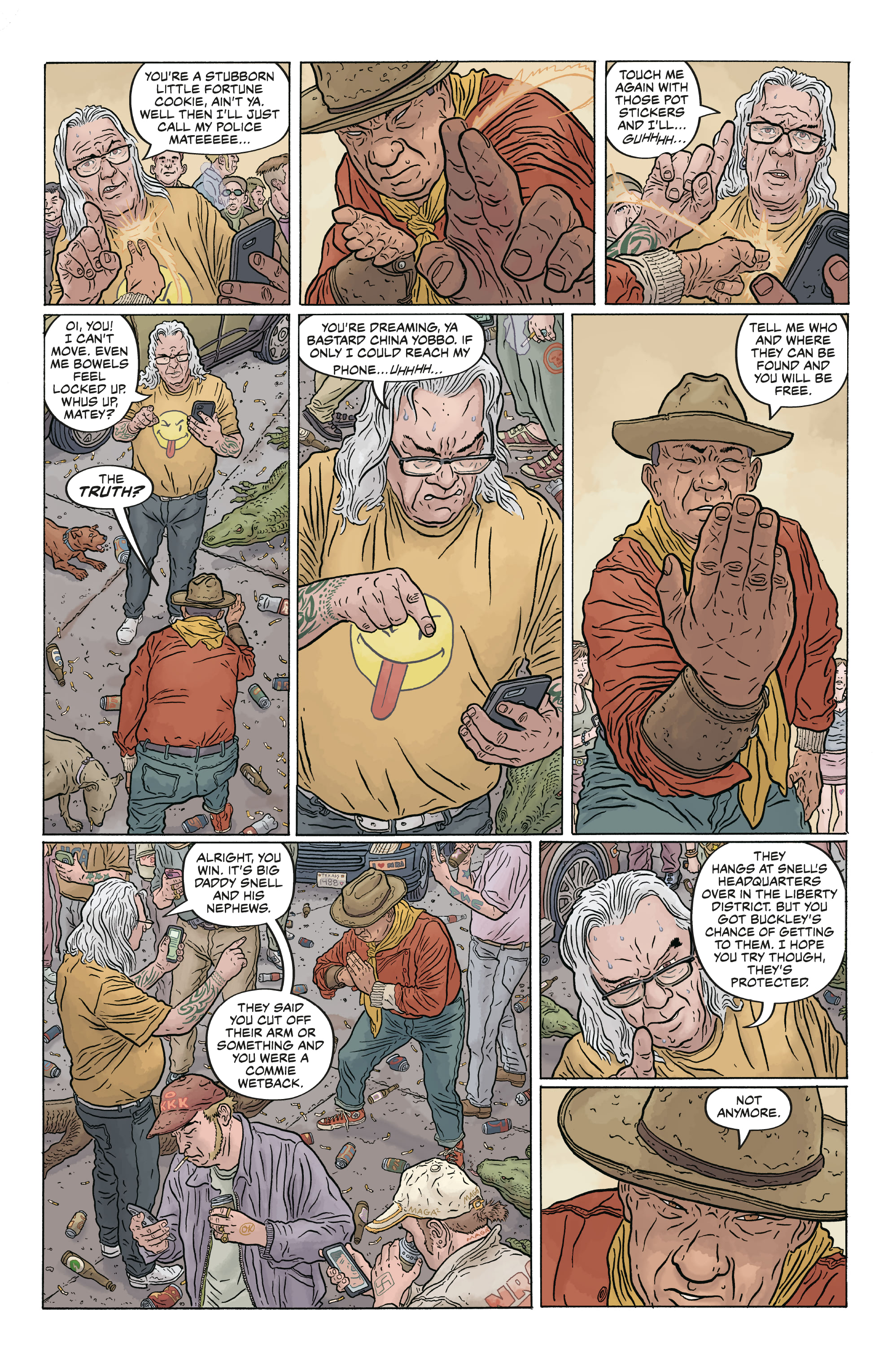 Shaolin Cowboy: Cruel to Be Kin (2022-): Chapter 5 - Page 6