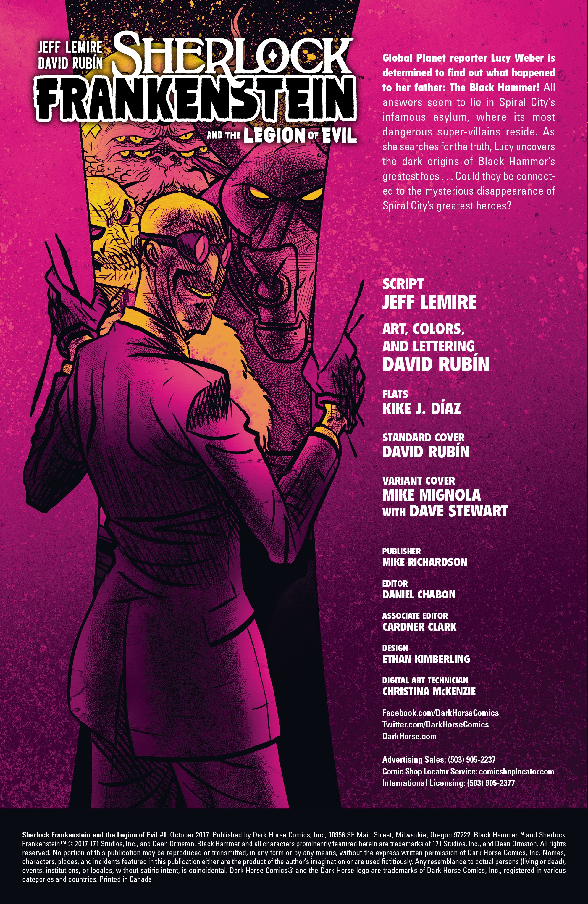 Sherlock Frankenstein & The Legion of Evil: From the World of Black Hammer : Chapter 1 - Page 2
