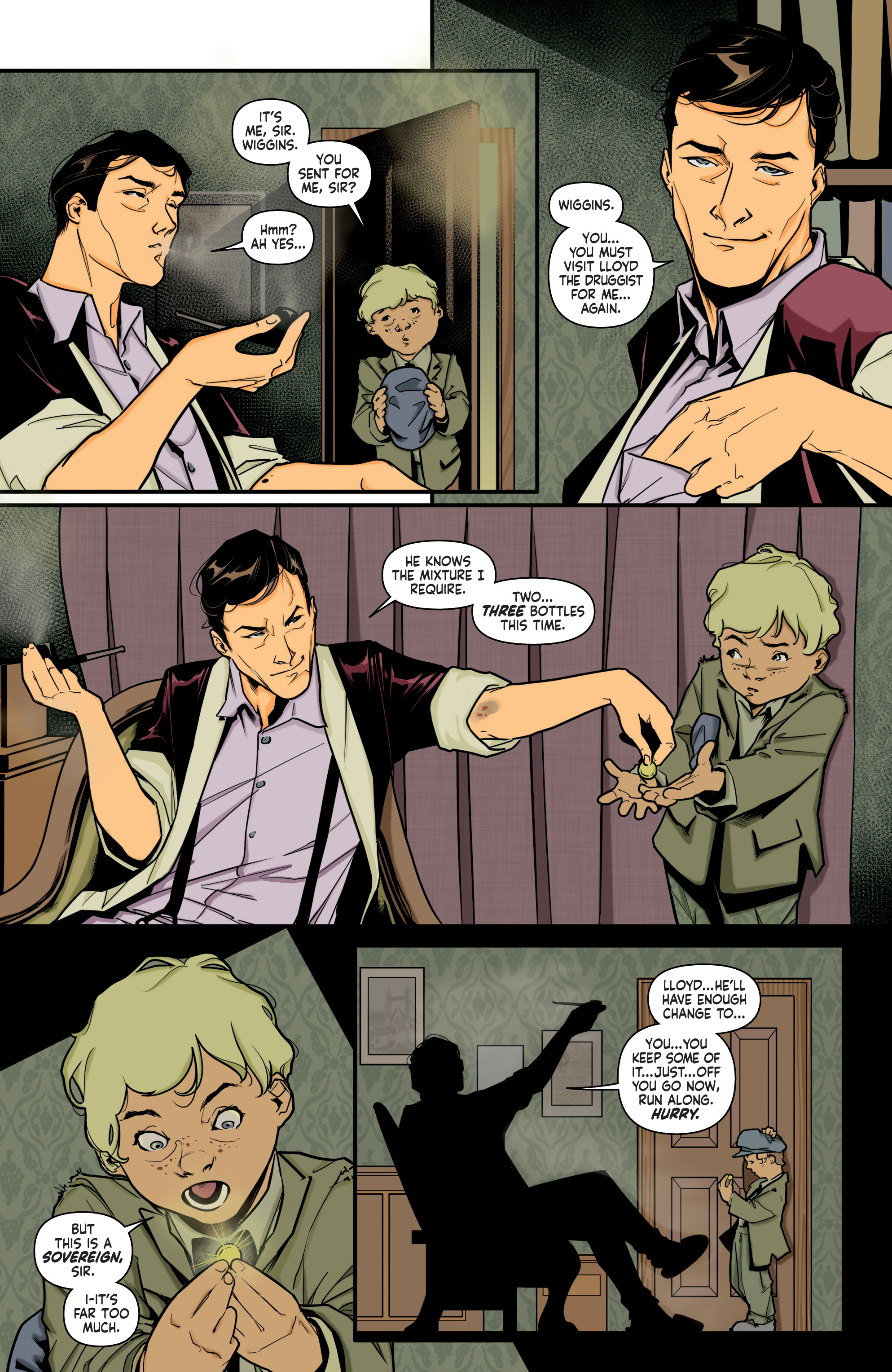 Sherlock Holmes: The Vanishing Man (2018-): Chapter 1 - Page 7