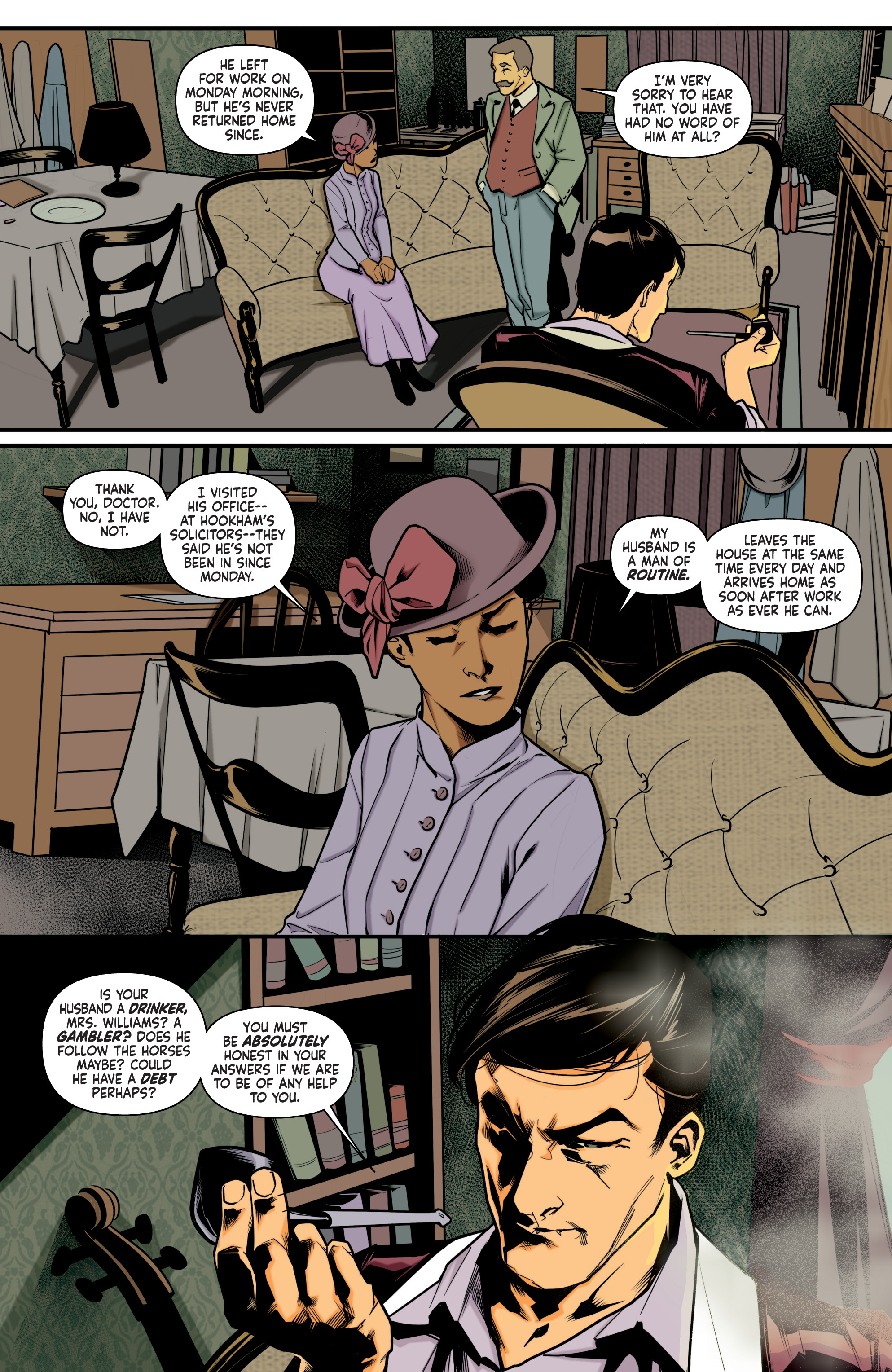 Sherlock Holmes: The Vanishing Man (2018-): Chapter 1 - Page 11