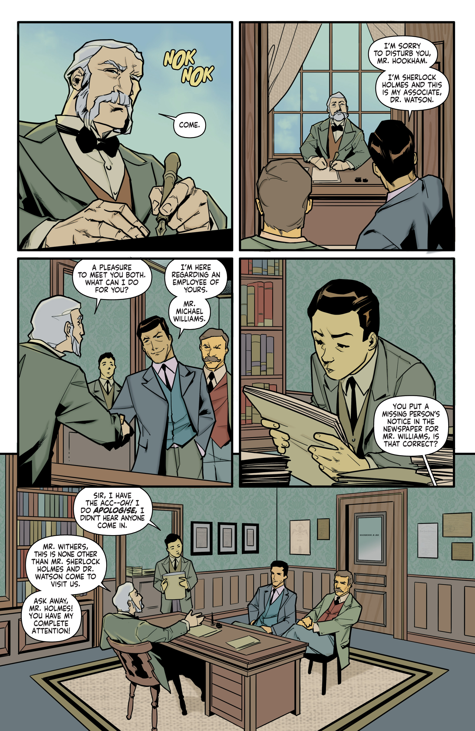 Sherlock Holmes: The Vanishing Man (2018-): Chapter 1 - Page 14