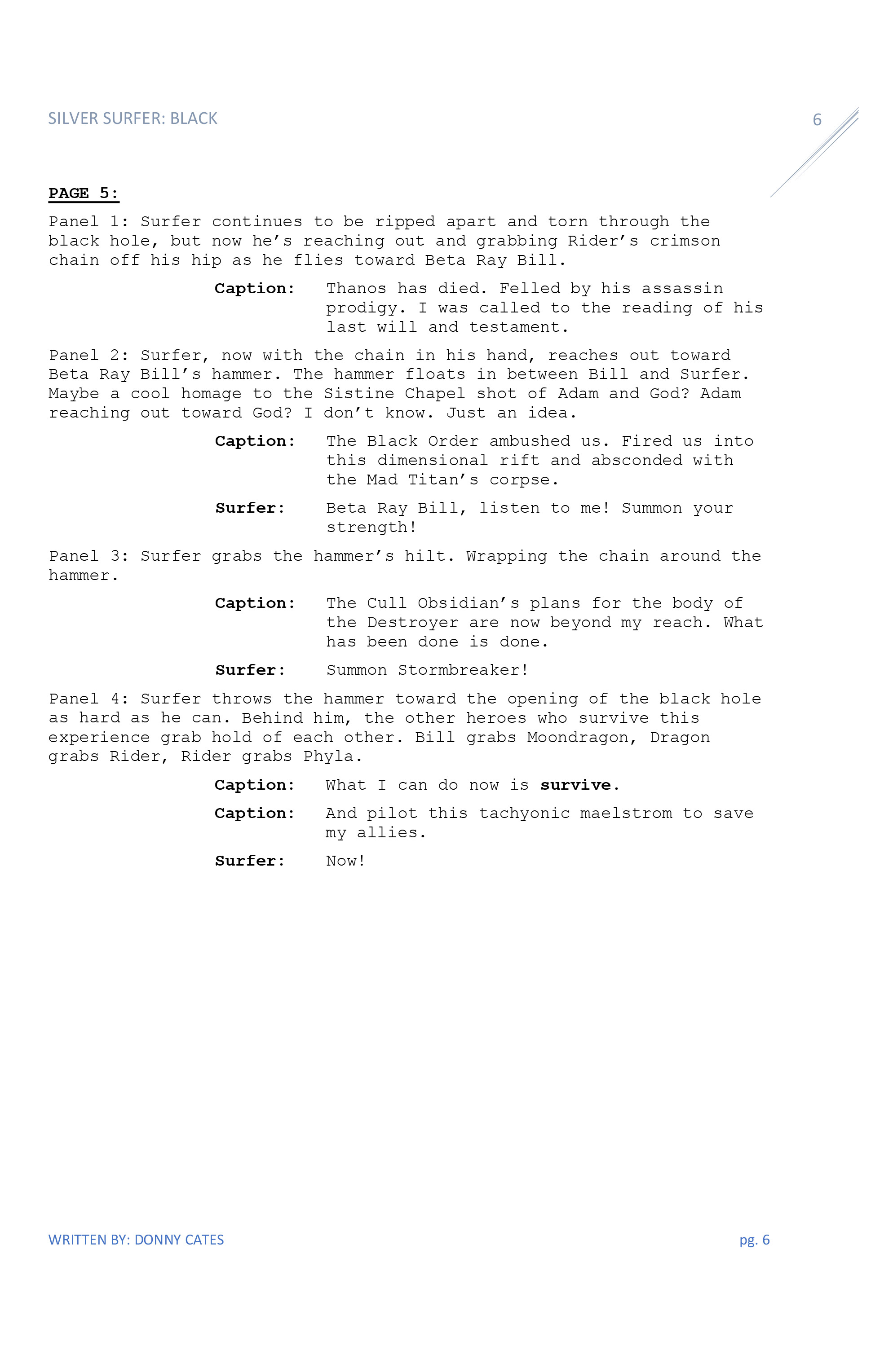 Silver Surfer: Black (2019-): Chapter DirectorsCut1 - Page 37