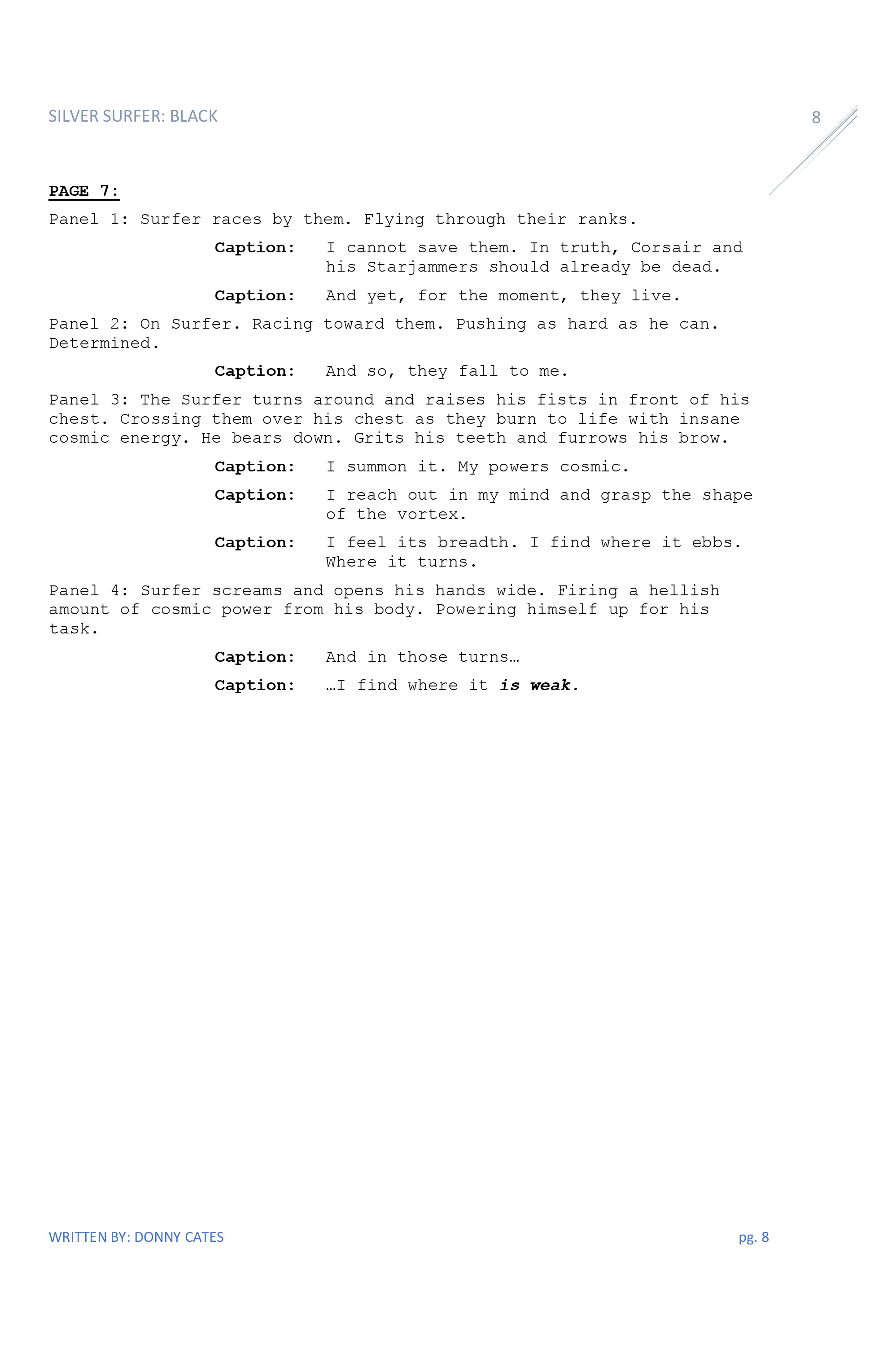 Silver Surfer: Black (2019-): Chapter DirectorsCut1 - Page 39