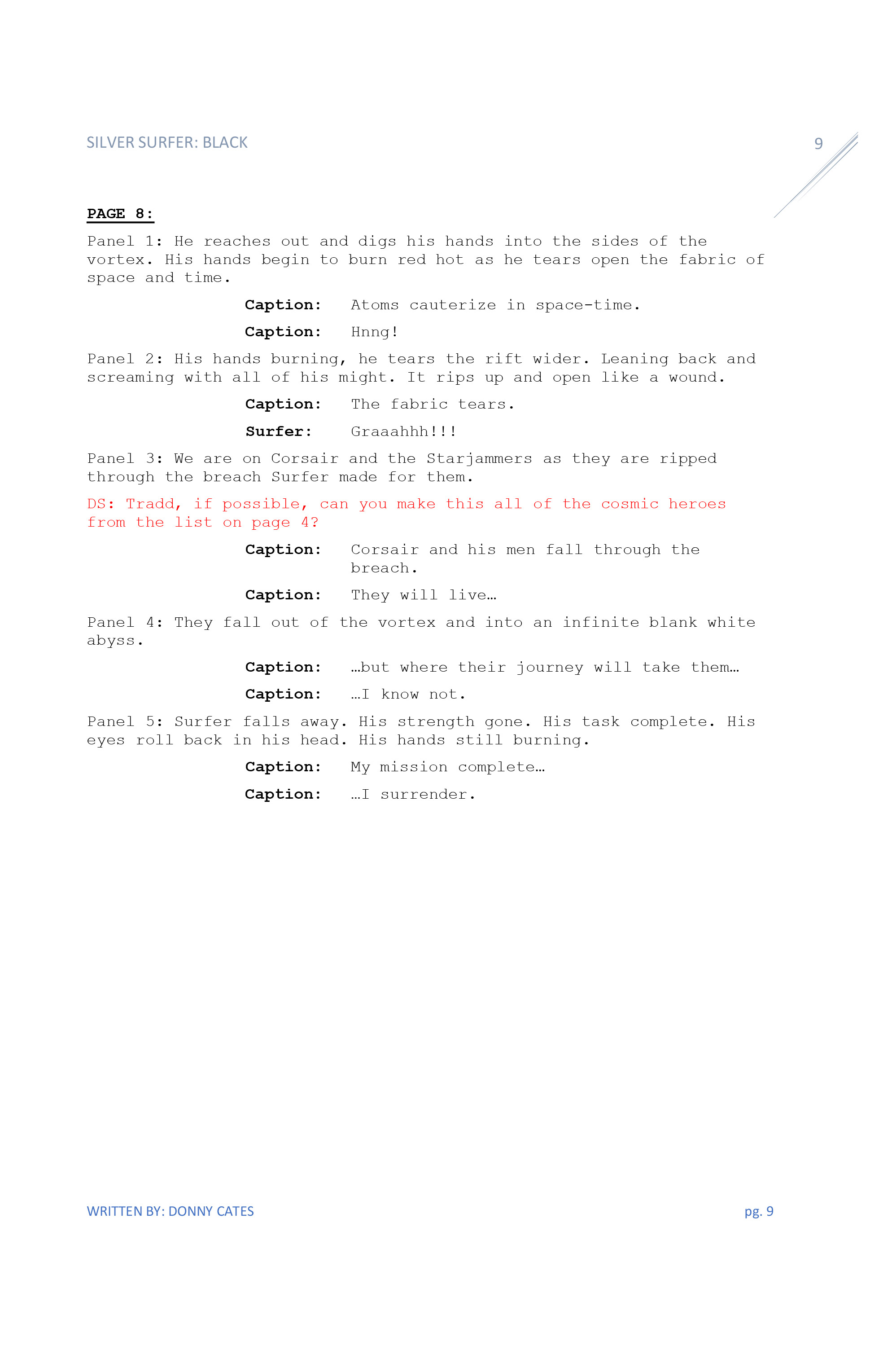 Silver Surfer: Black (2019-): Chapter DirectorsCut1 - Page 40
