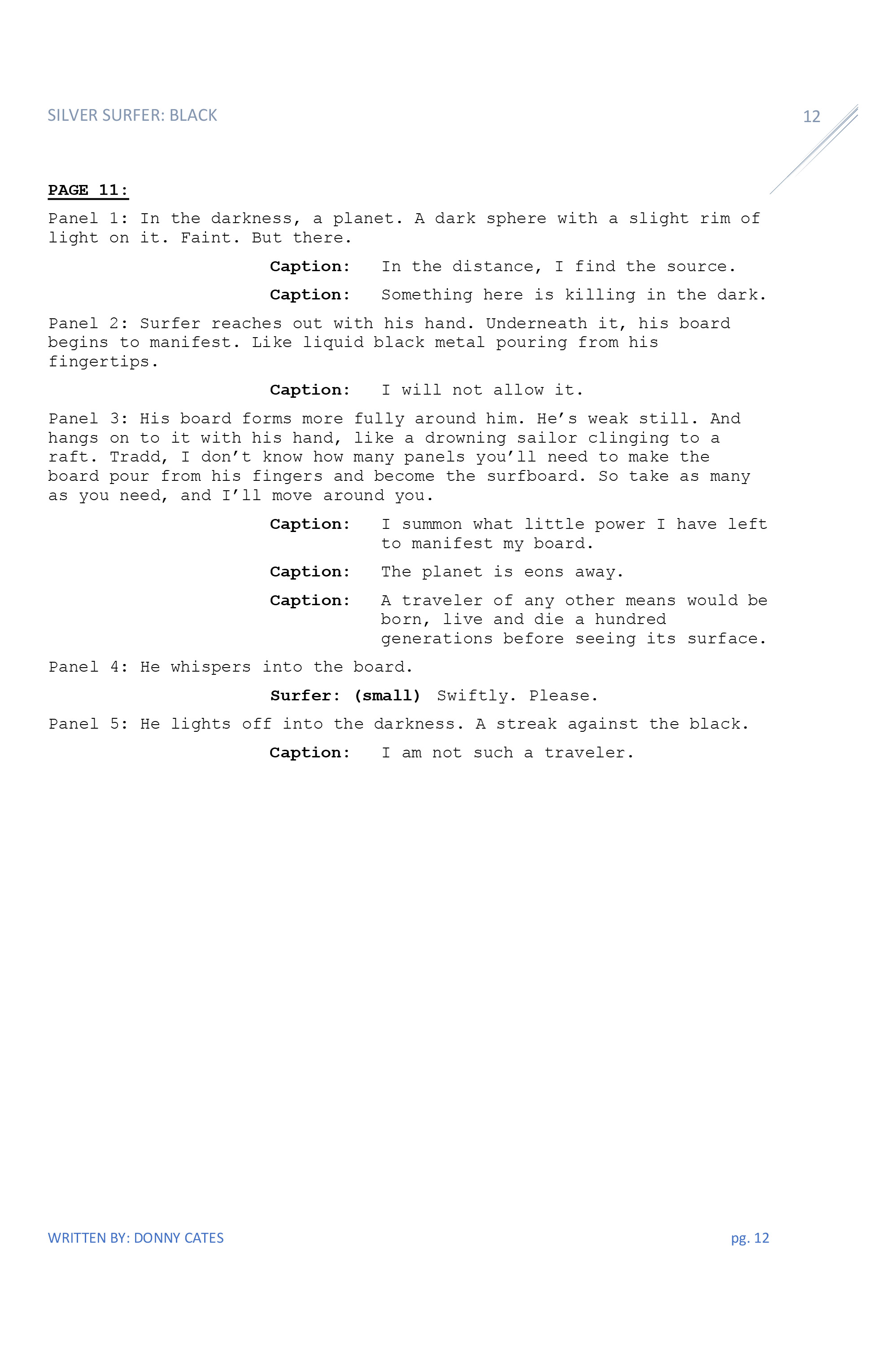 Silver Surfer: Black (2019-): Chapter DirectorsCut1 - Page 43