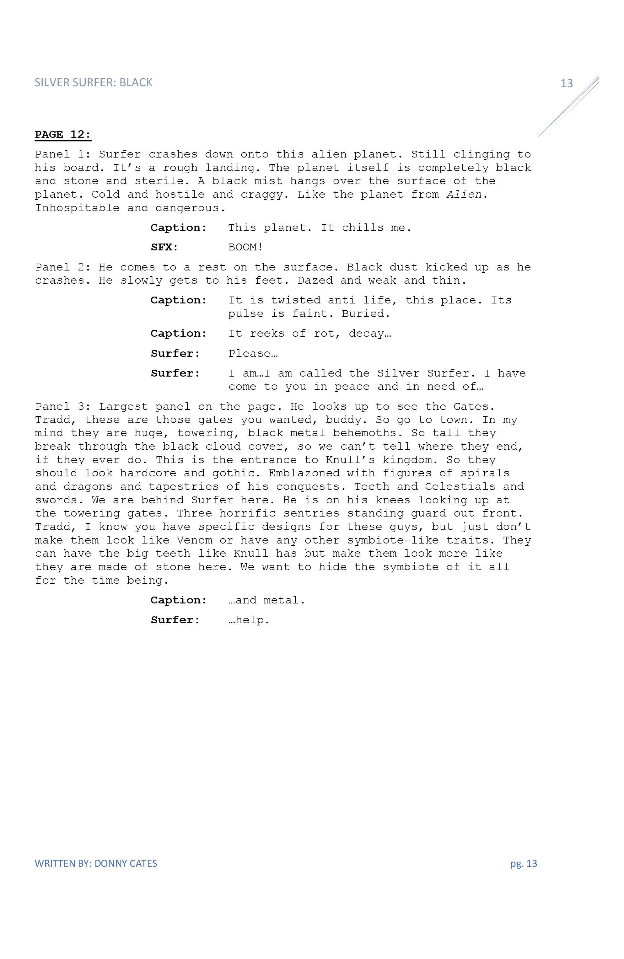 Silver Surfer: Black (2019-): Chapter DirectorsCut1 - Page 44