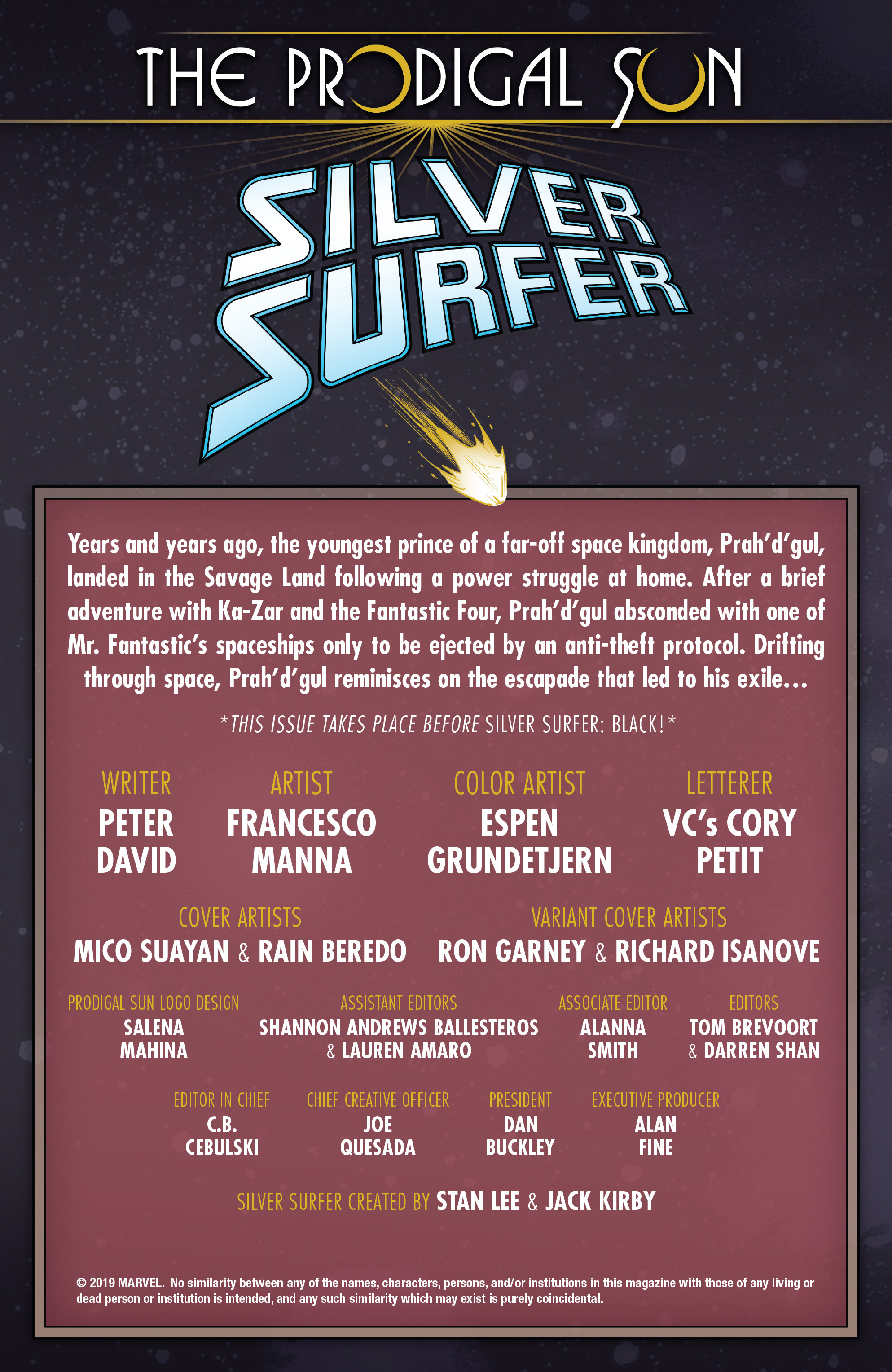 Silver Surfer: The Prodigal Sun (2019): Chapter 1 - Page 2