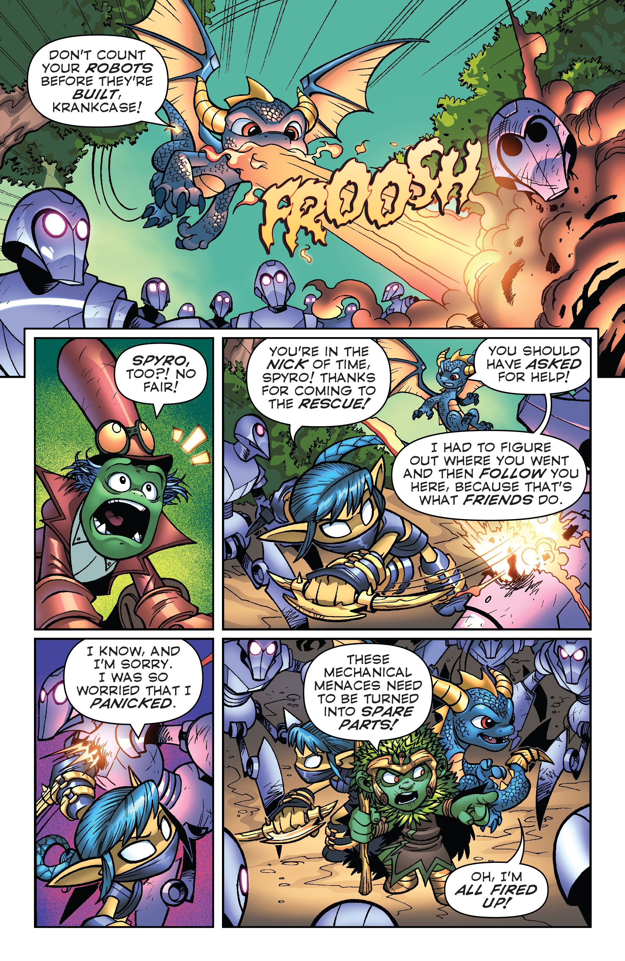Skylanders Quarterly-Spyro & Friends: Full Blast (2017): Chapter 1 - Page 14