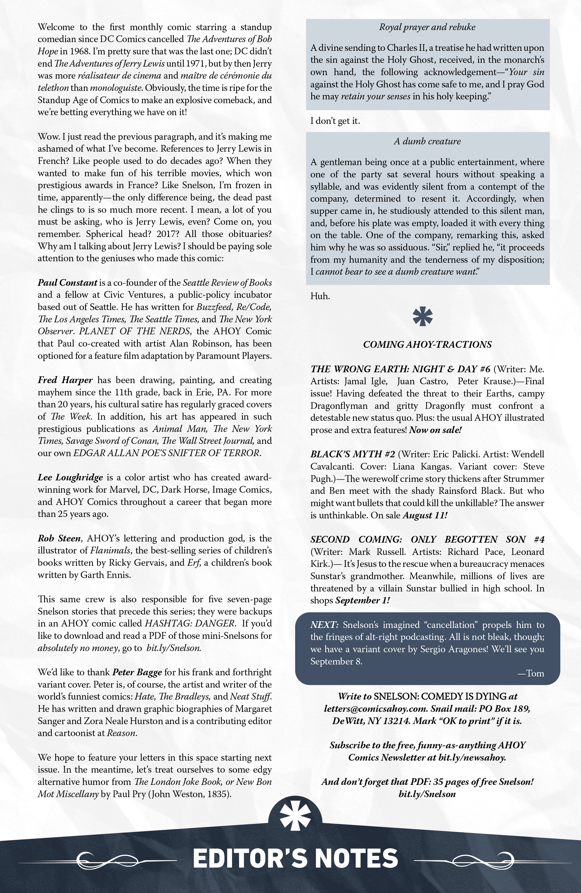Snelson: Comedy Is Dying (2021-): Chapter 1 - Page 23