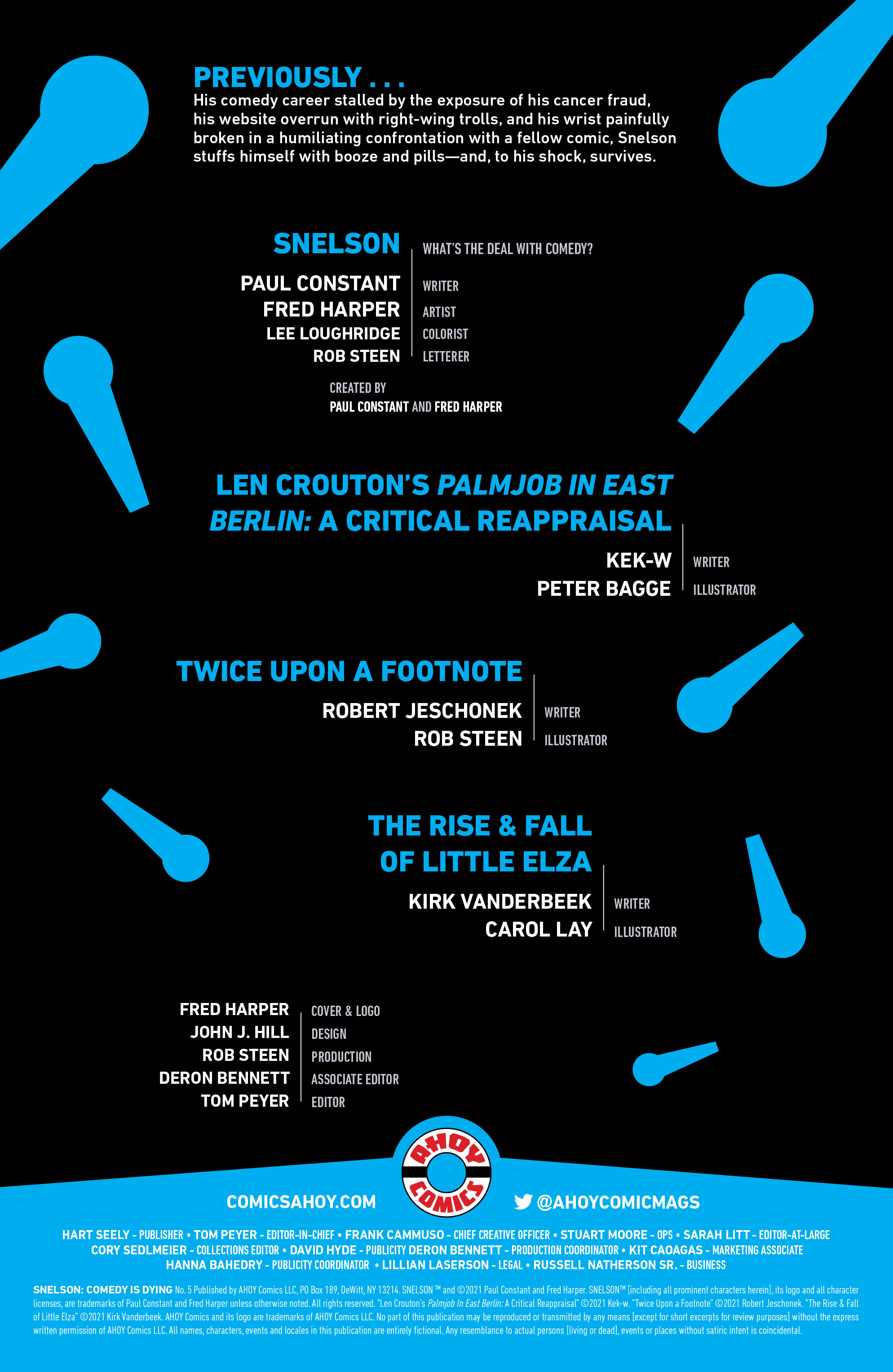Snelson: Comedy Is Dying (2021-): Chapter 5 - Page 2