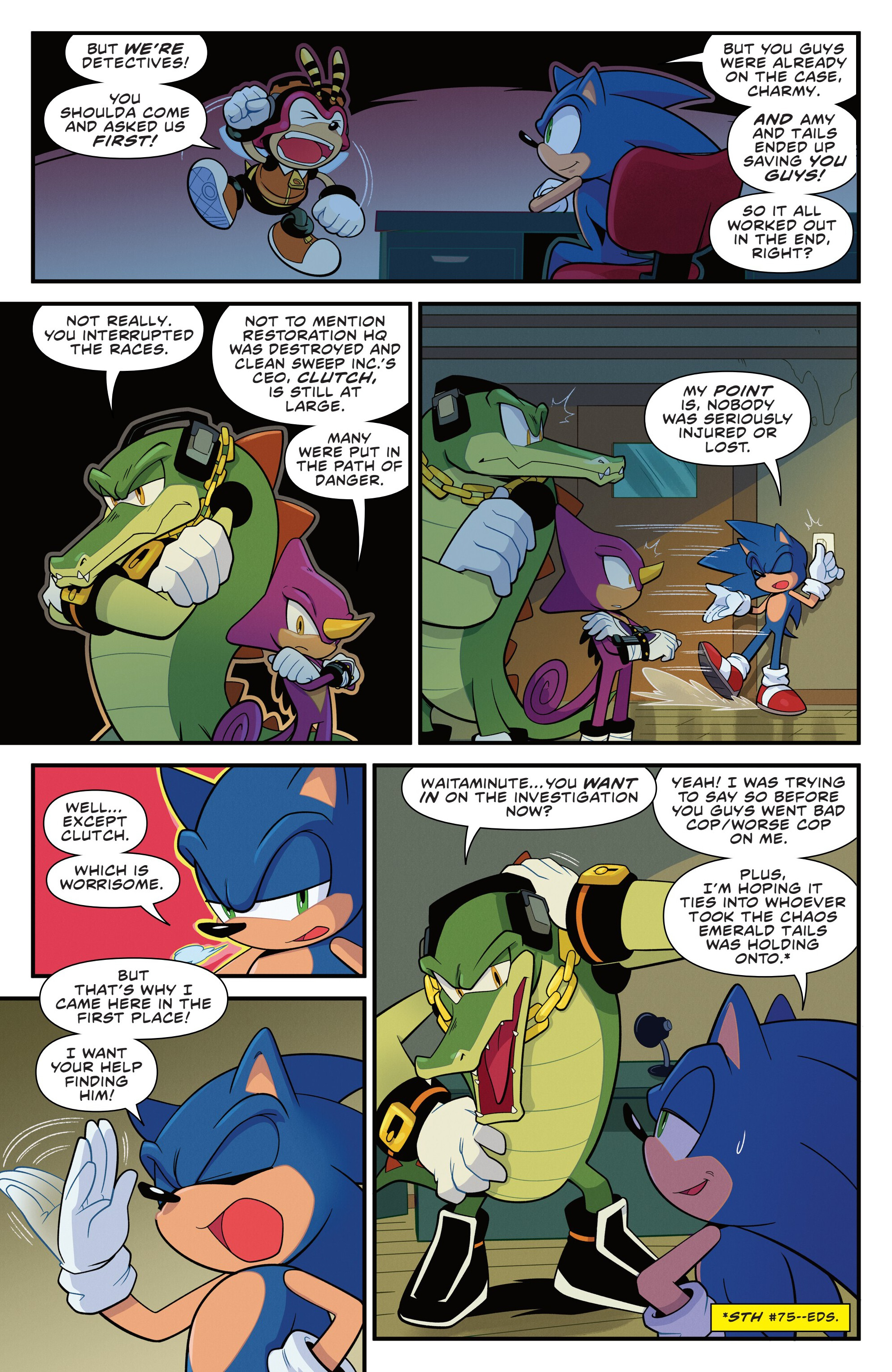 Sonic The Hedgehog (2018-): Chapter 76 - Page 8
