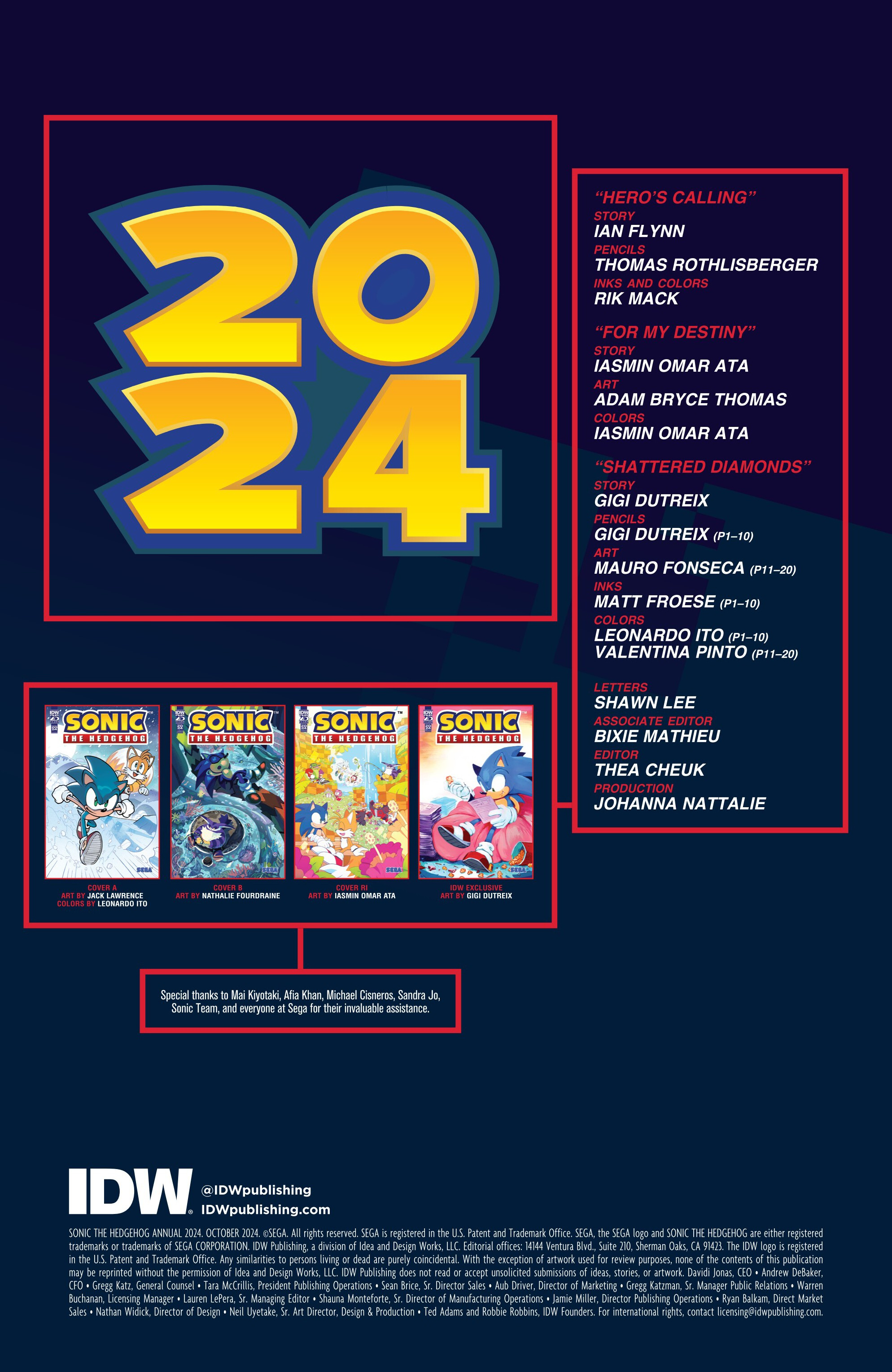 Sonic The Hedgehog (2018-): Chapter annual2024 - Page 2