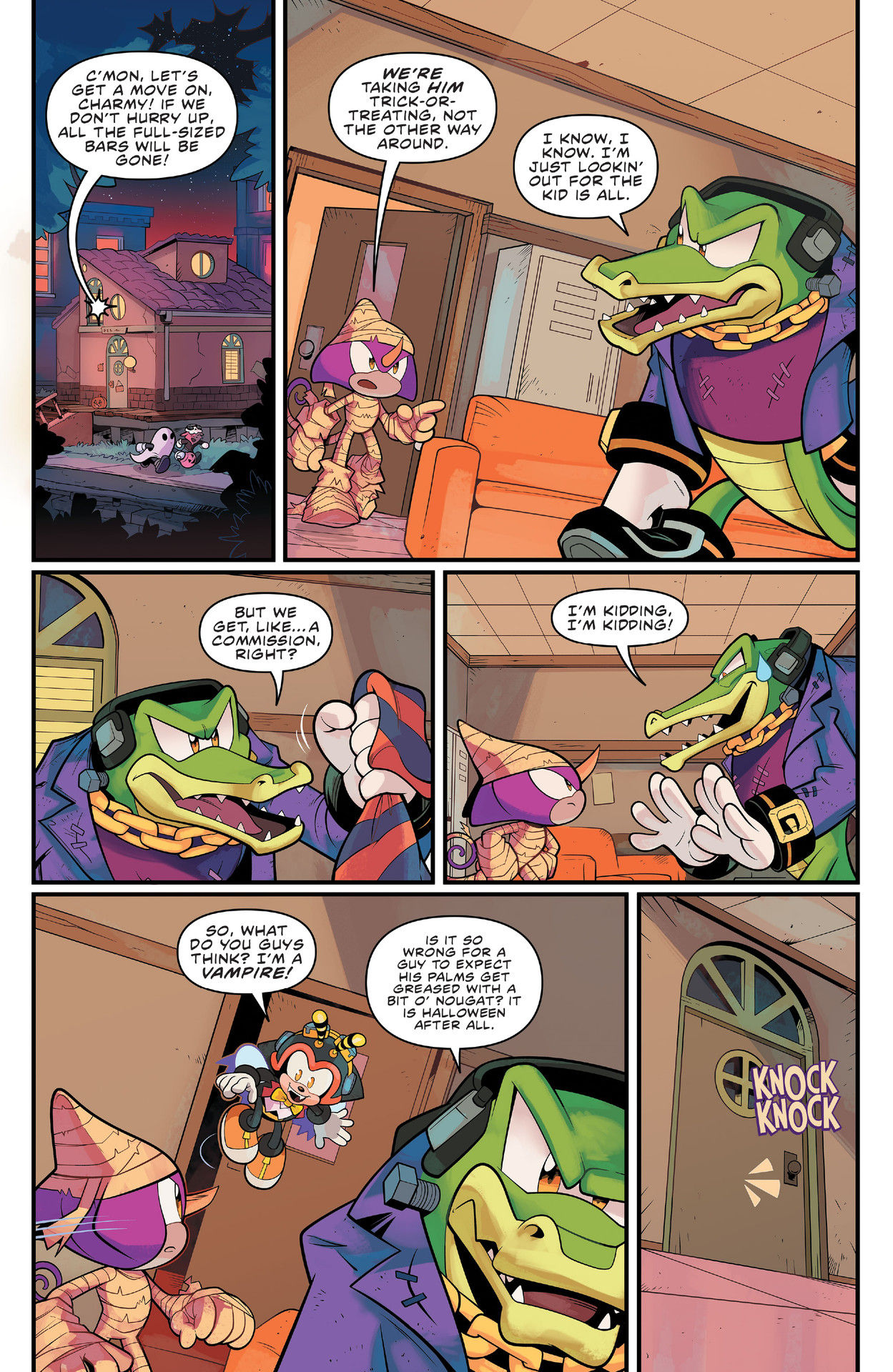 Sonic The Hedgehog (2018-): Chapter halloween - Page 3