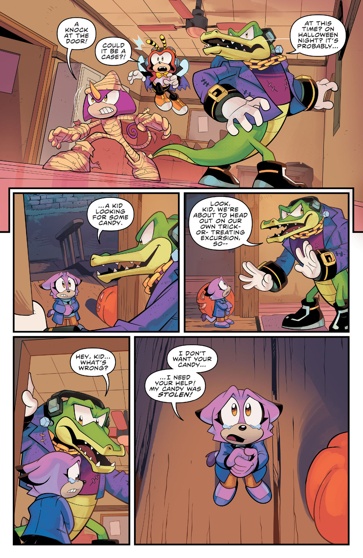 Sonic The Hedgehog (2018-): Chapter halloween - Page 4